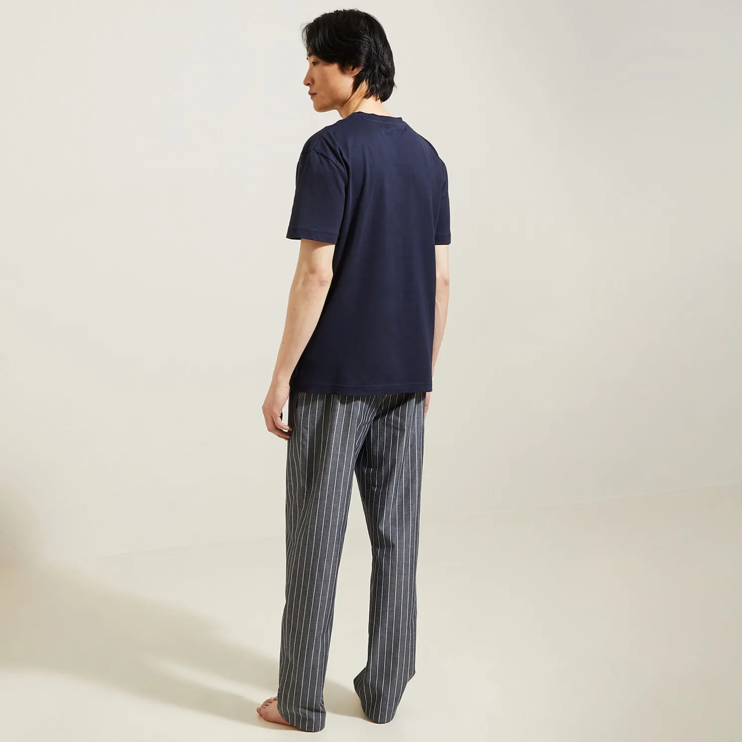 Gestreepte pyjamaset