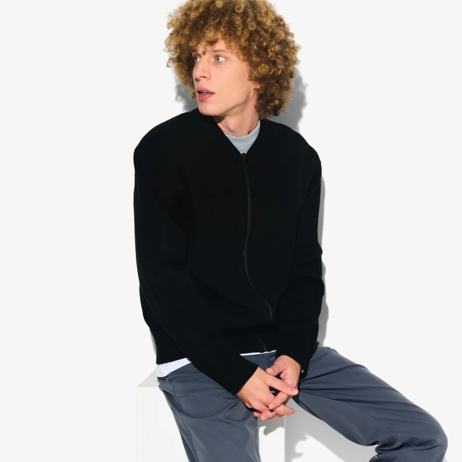 Gilet met rits en sportkraag, assortiment performa