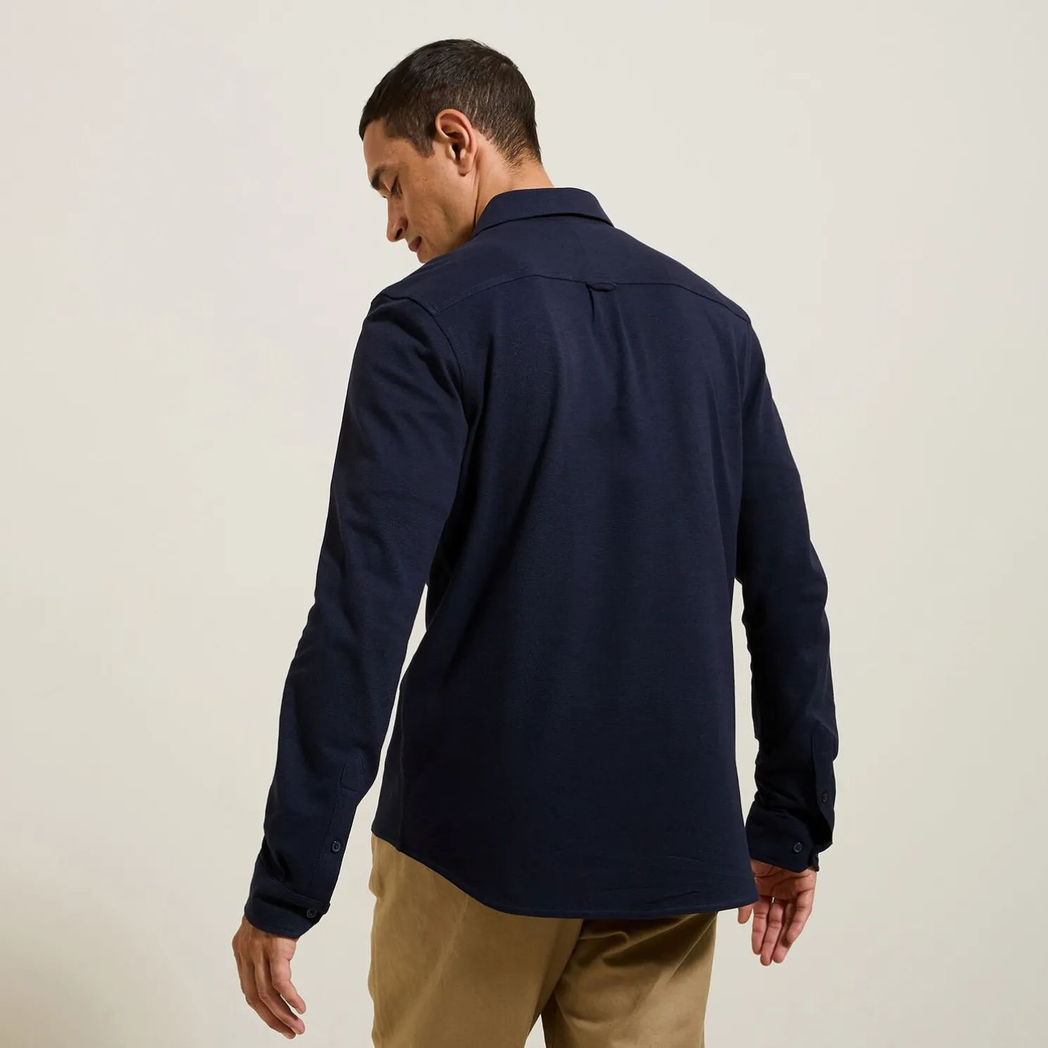 Hemd in effen tricot