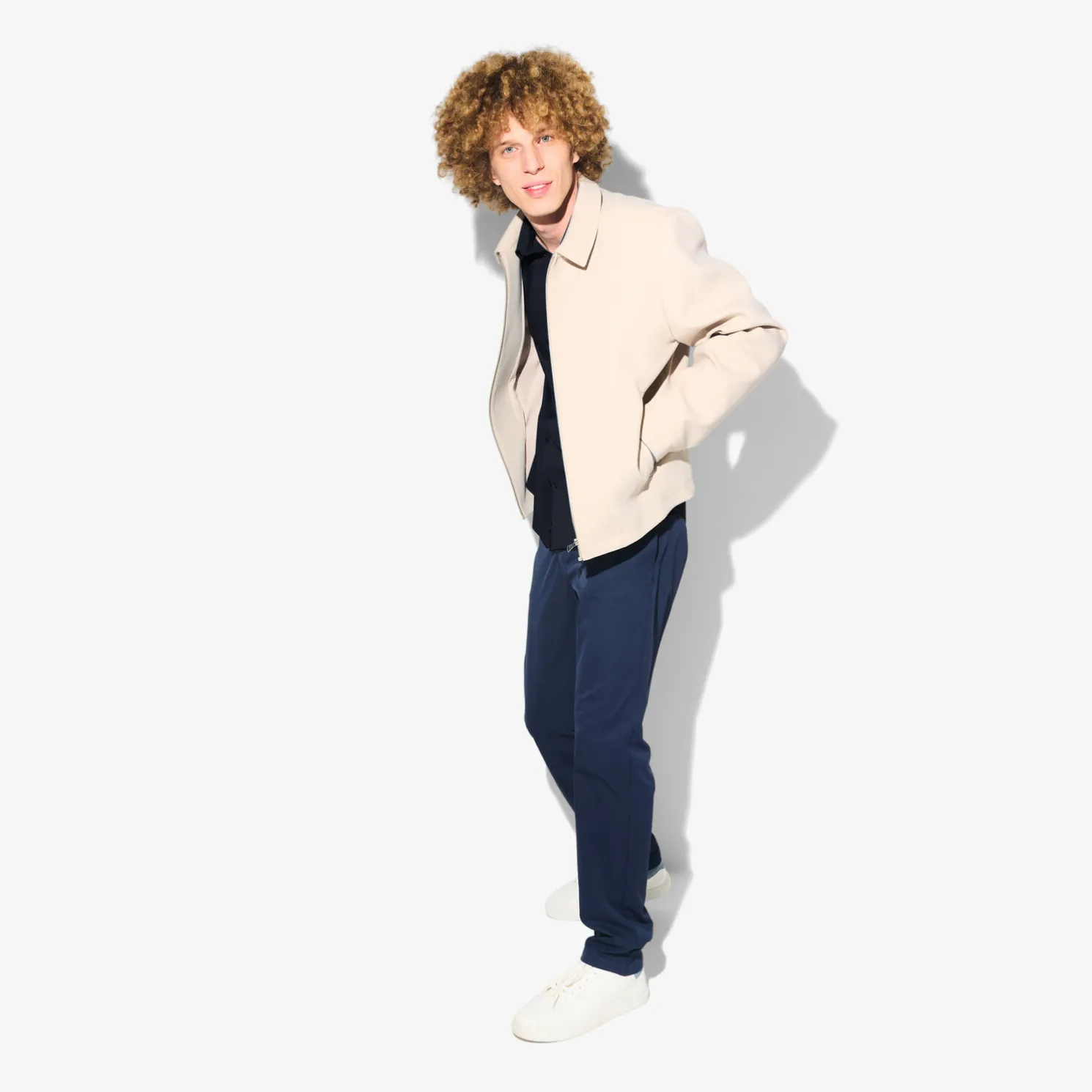 Hemd in flanelkatoen met klassieke kraag