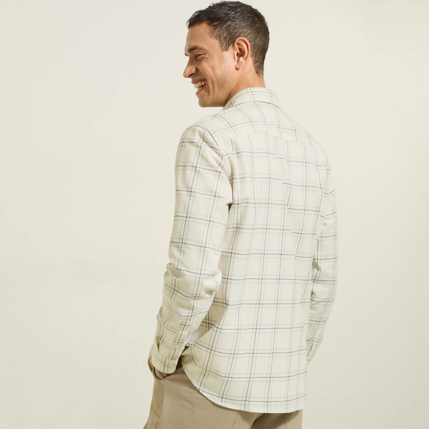 Hemd met ruitjes in flanelkatoen