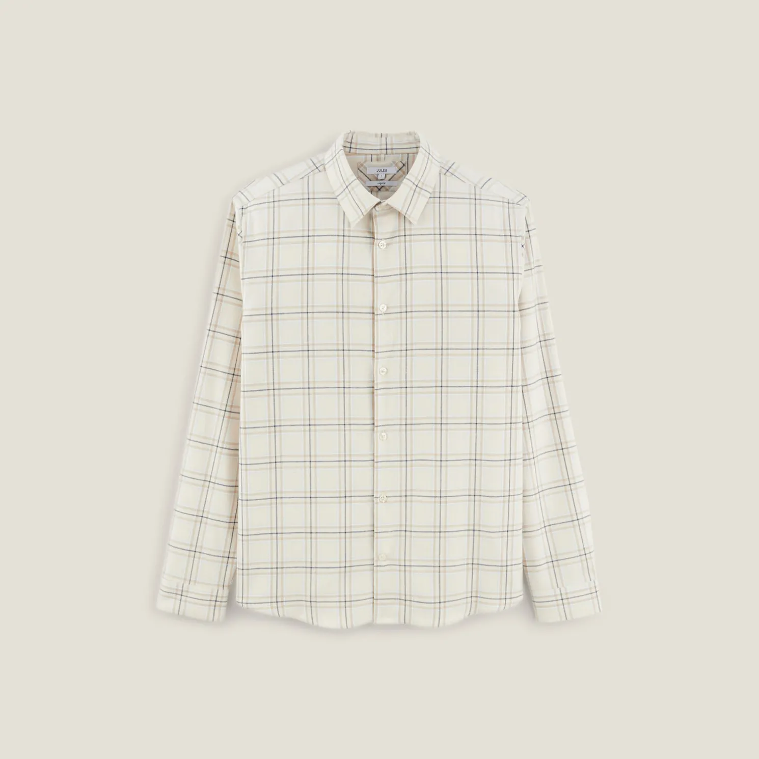 Hemd met ruitjes in flanelkatoen