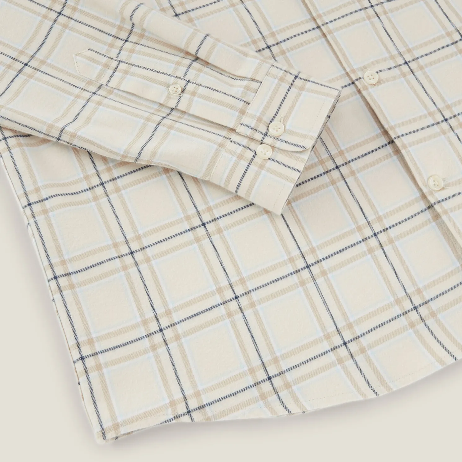 Hemd met ruitjes in flanelkatoen