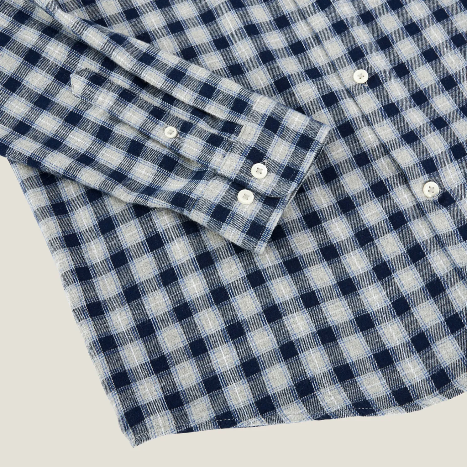 Hemd met ruitjes in flanelkatoen