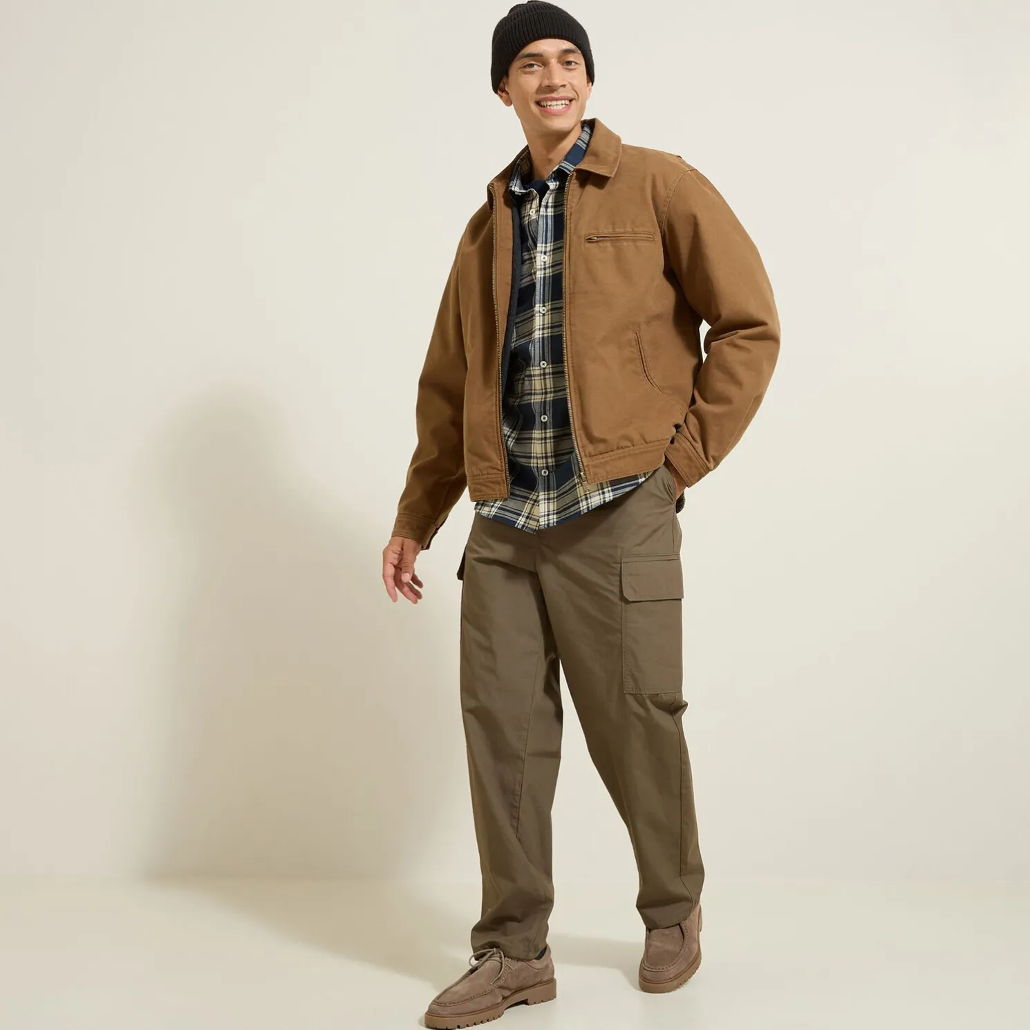 Hemd met ruitjes in flanelkatoen