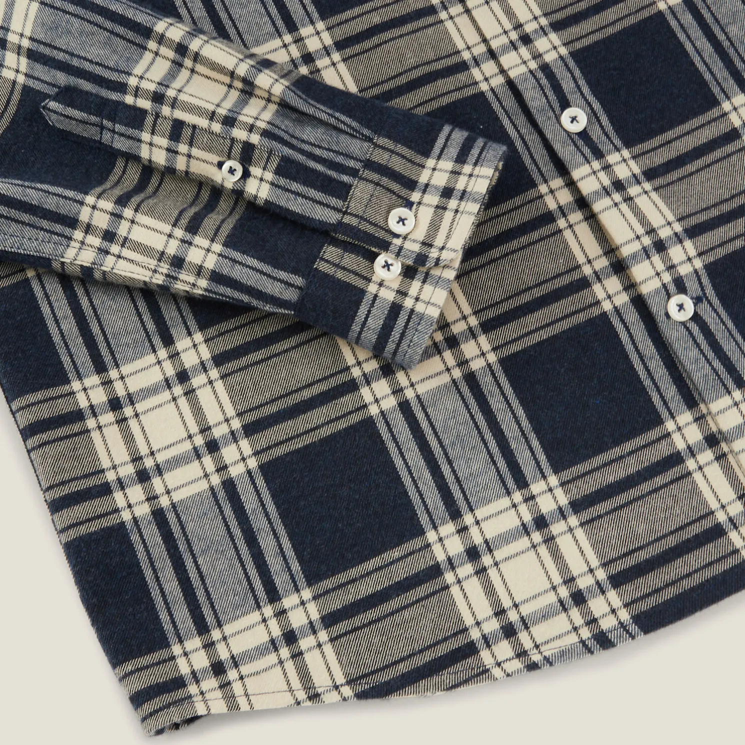 Hemd met ruitjes in flanelkatoen