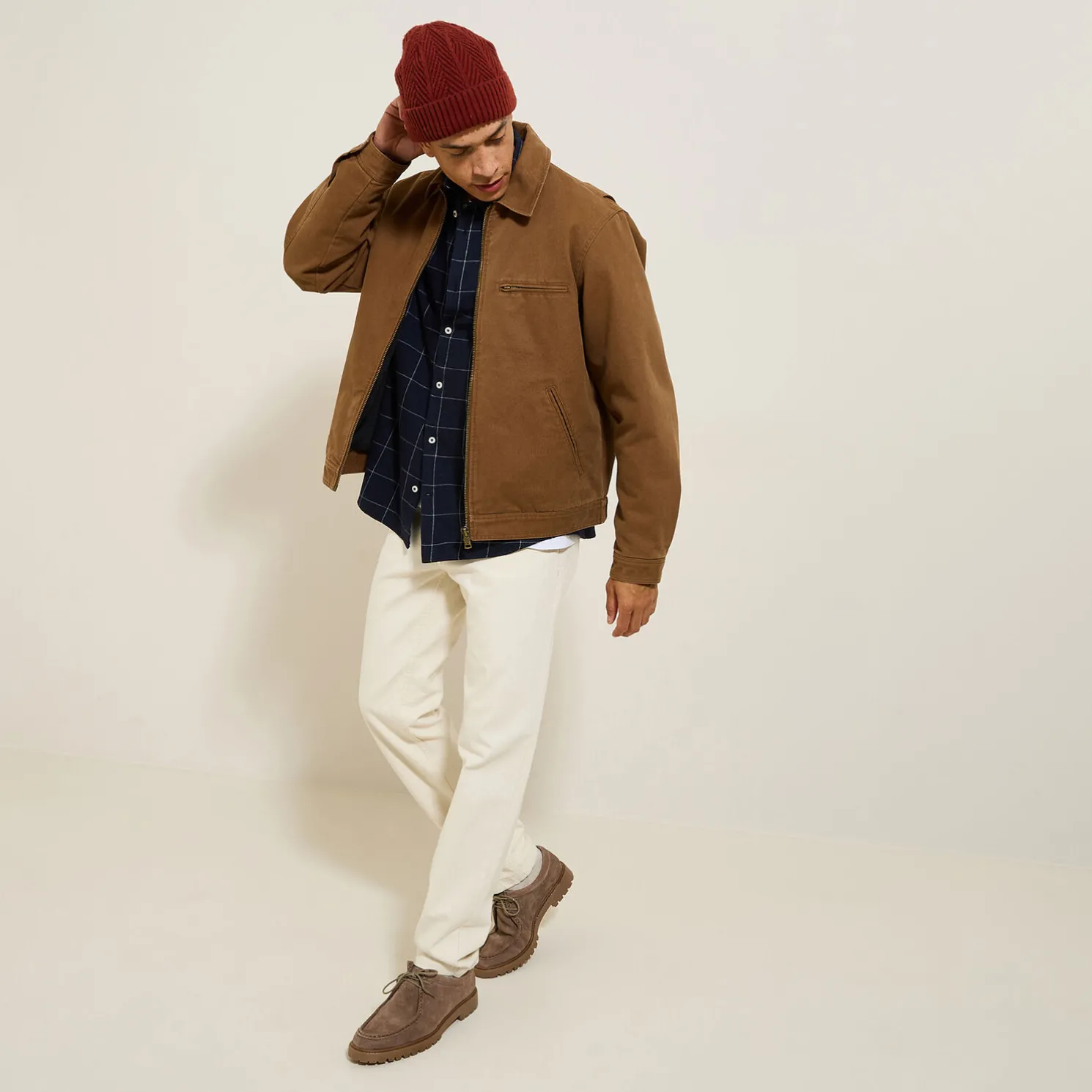 Hemd met ruitjes in flanelkatoen