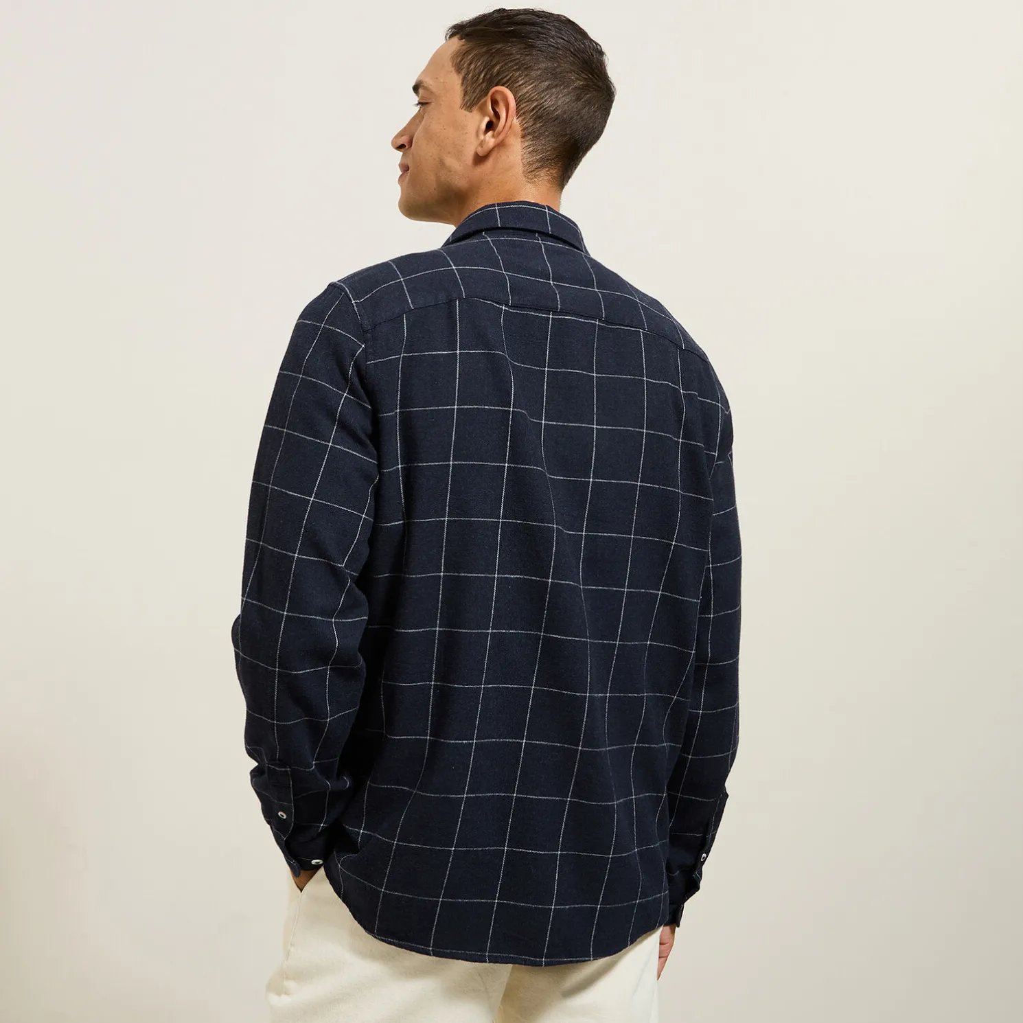 Hemd met ruitjes in flanelkatoen