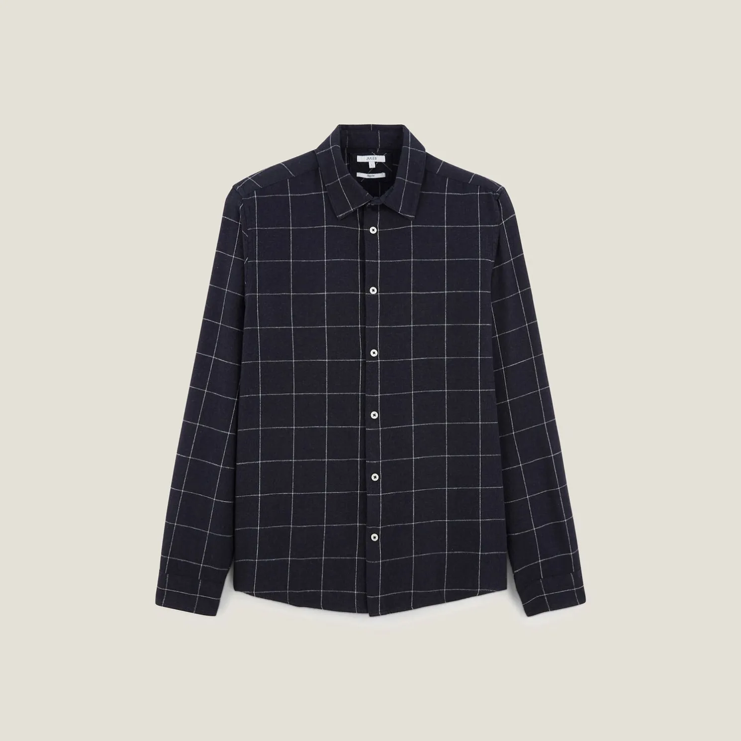 Hemd met ruitjes in flanelkatoen