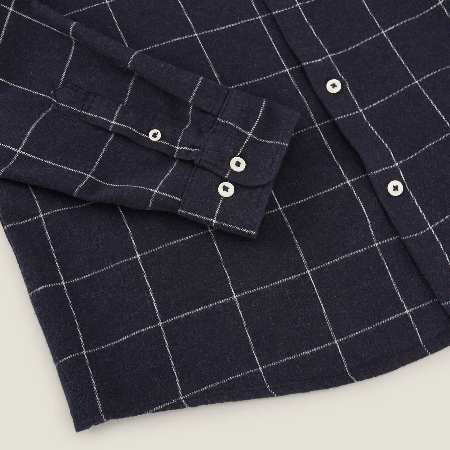 Hemd met ruitjes in flanelkatoen