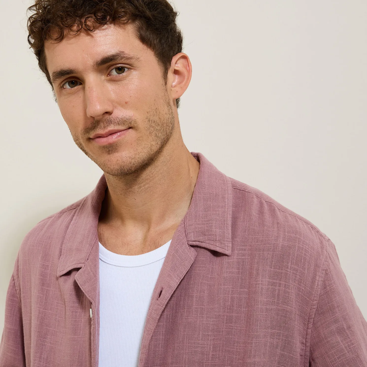 Hemdje in geweven katoengaas