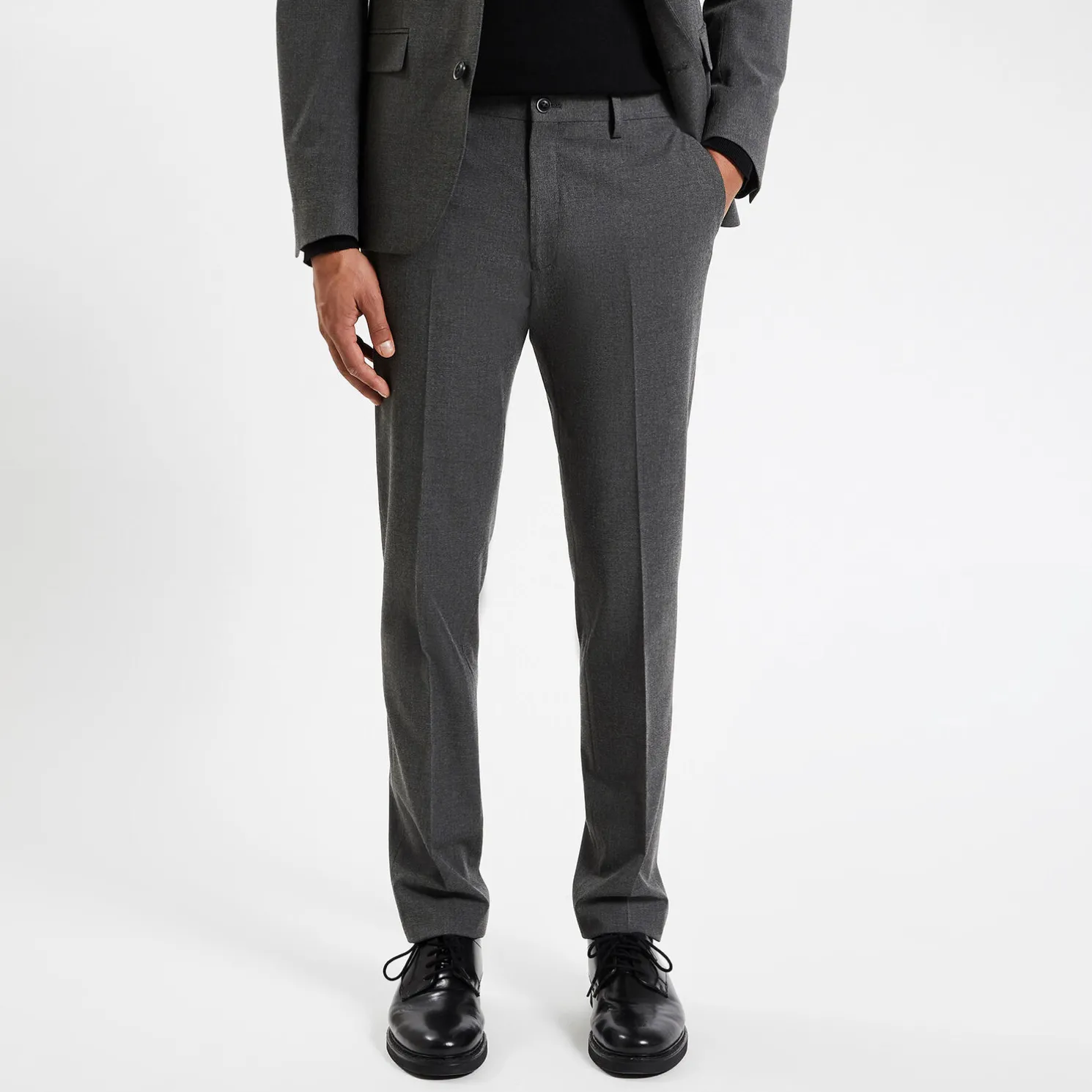 Het pakket extraslim kostuum bi-stretch - Grijs