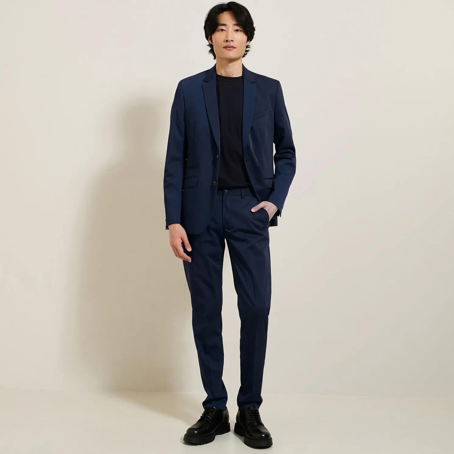 Het pakket slim kostuum - Blauw