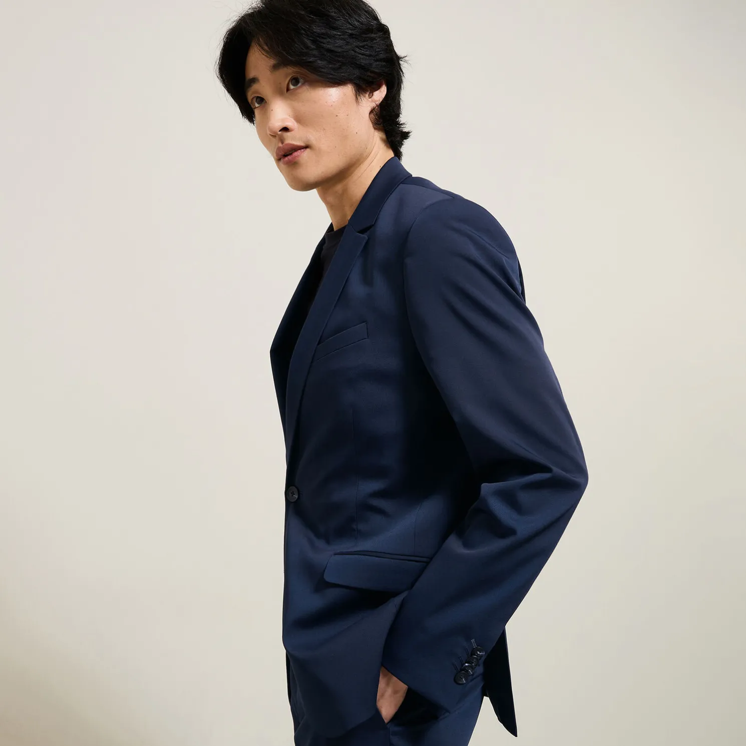 Het pakket slim kostuum - Blauw