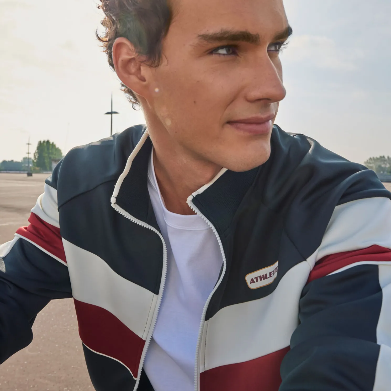 Iconisch vest met rits