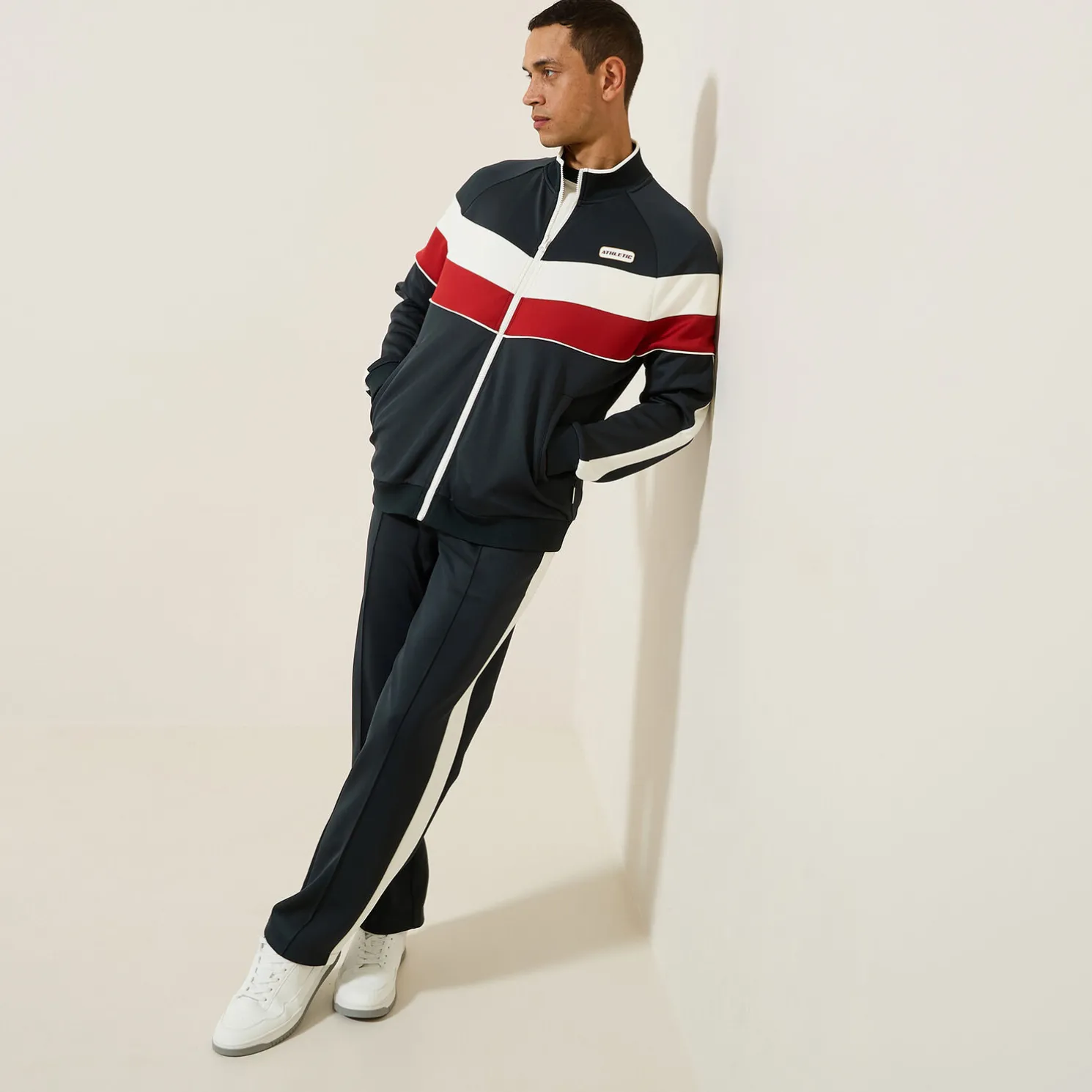 Iconisch vest met rits