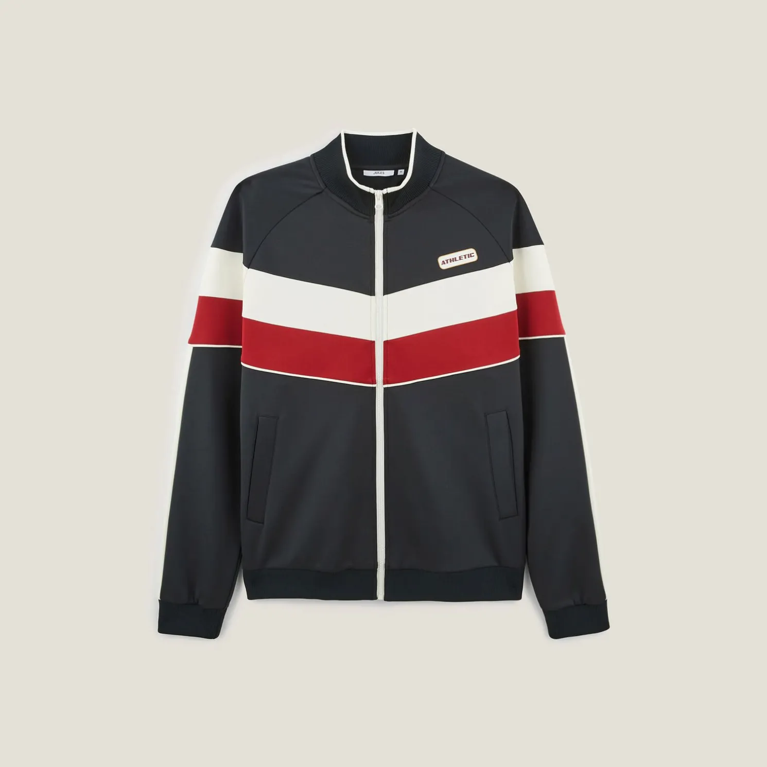 Iconisch vest met rits