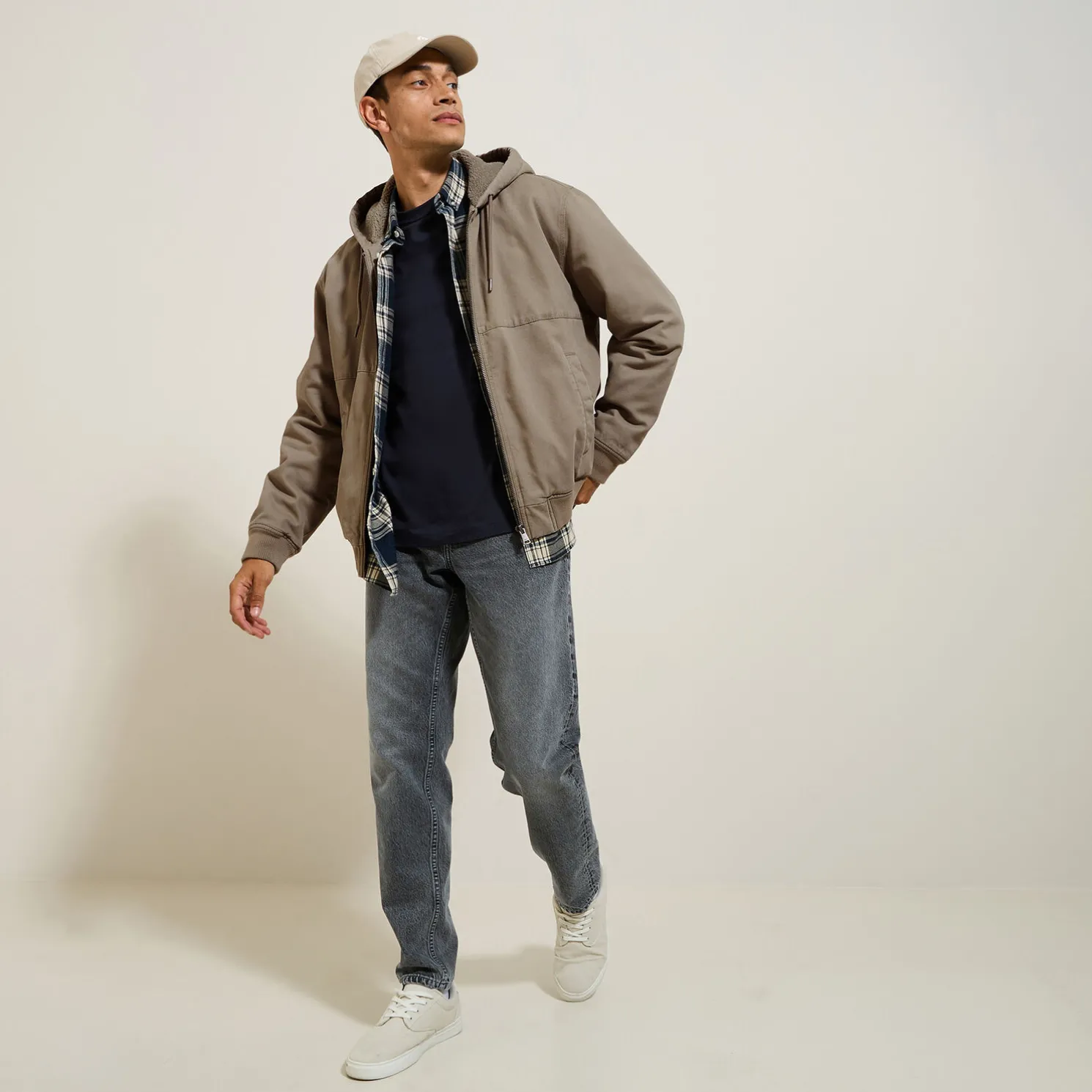 Jack met kap in katoen