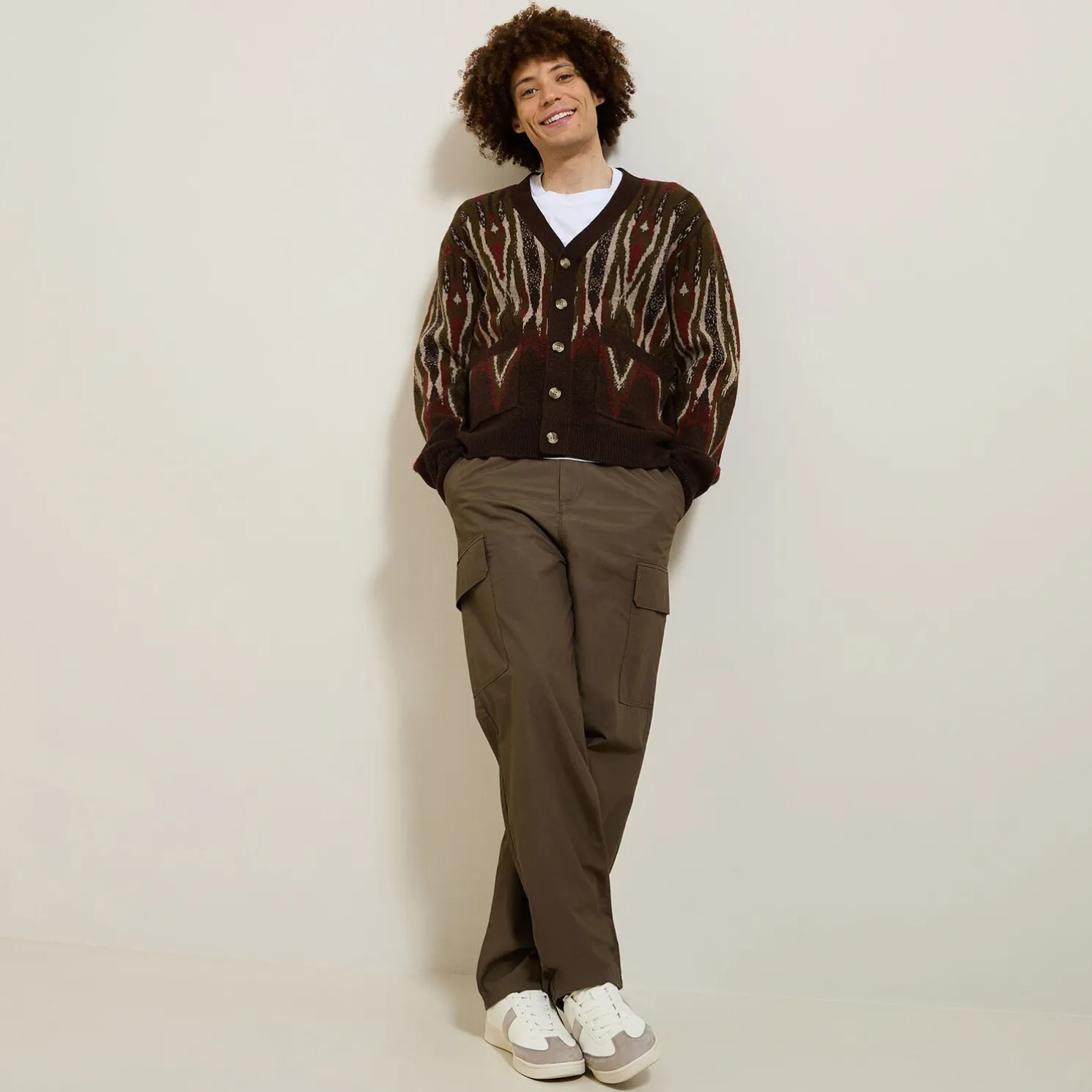 Jacquard gilet-vestje