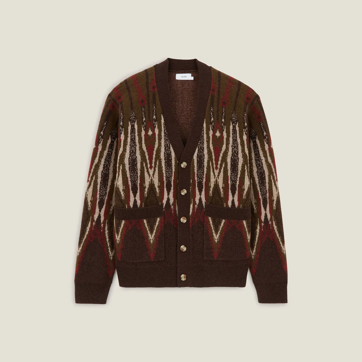 Jacquard gilet-vestje