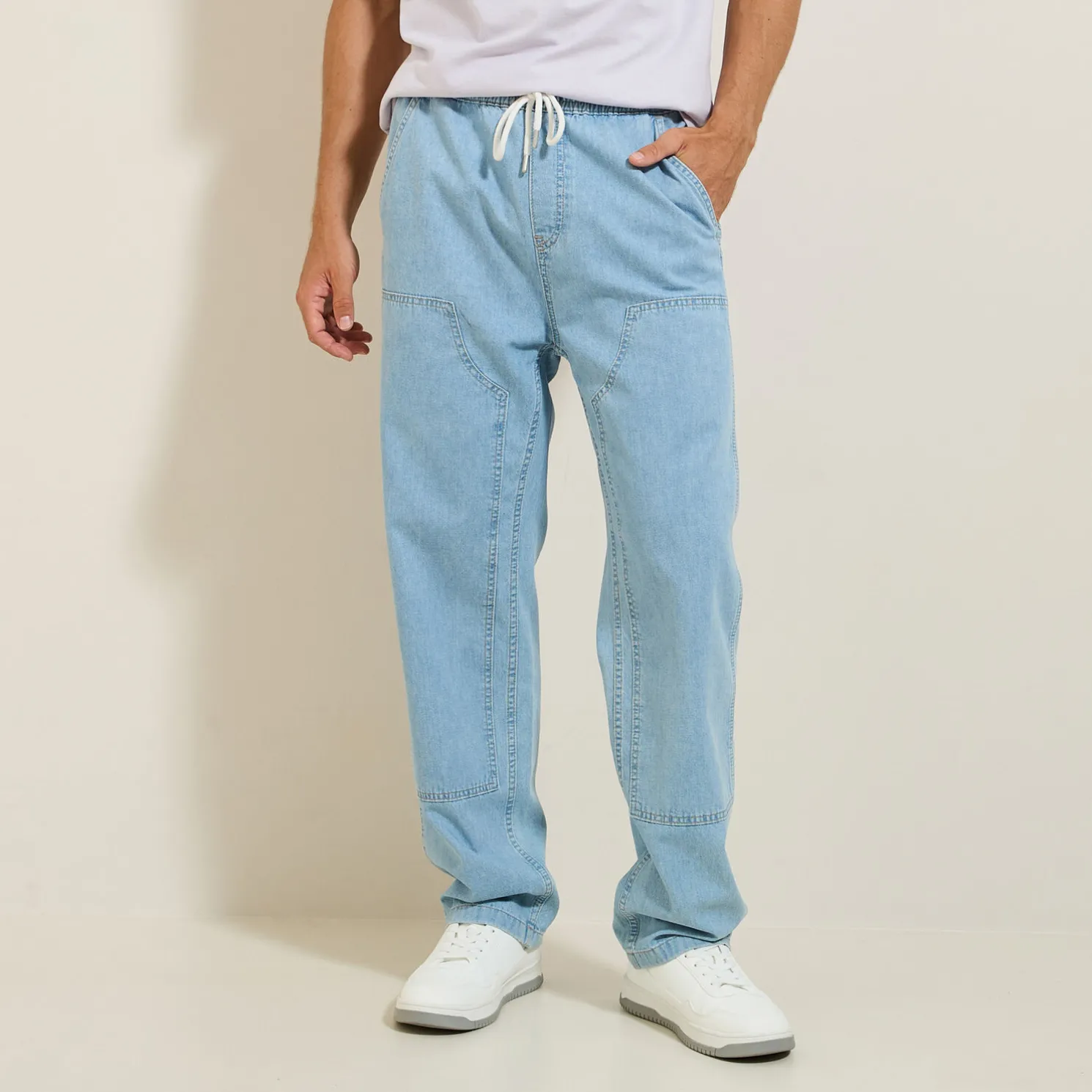 Jeans met cut-out details