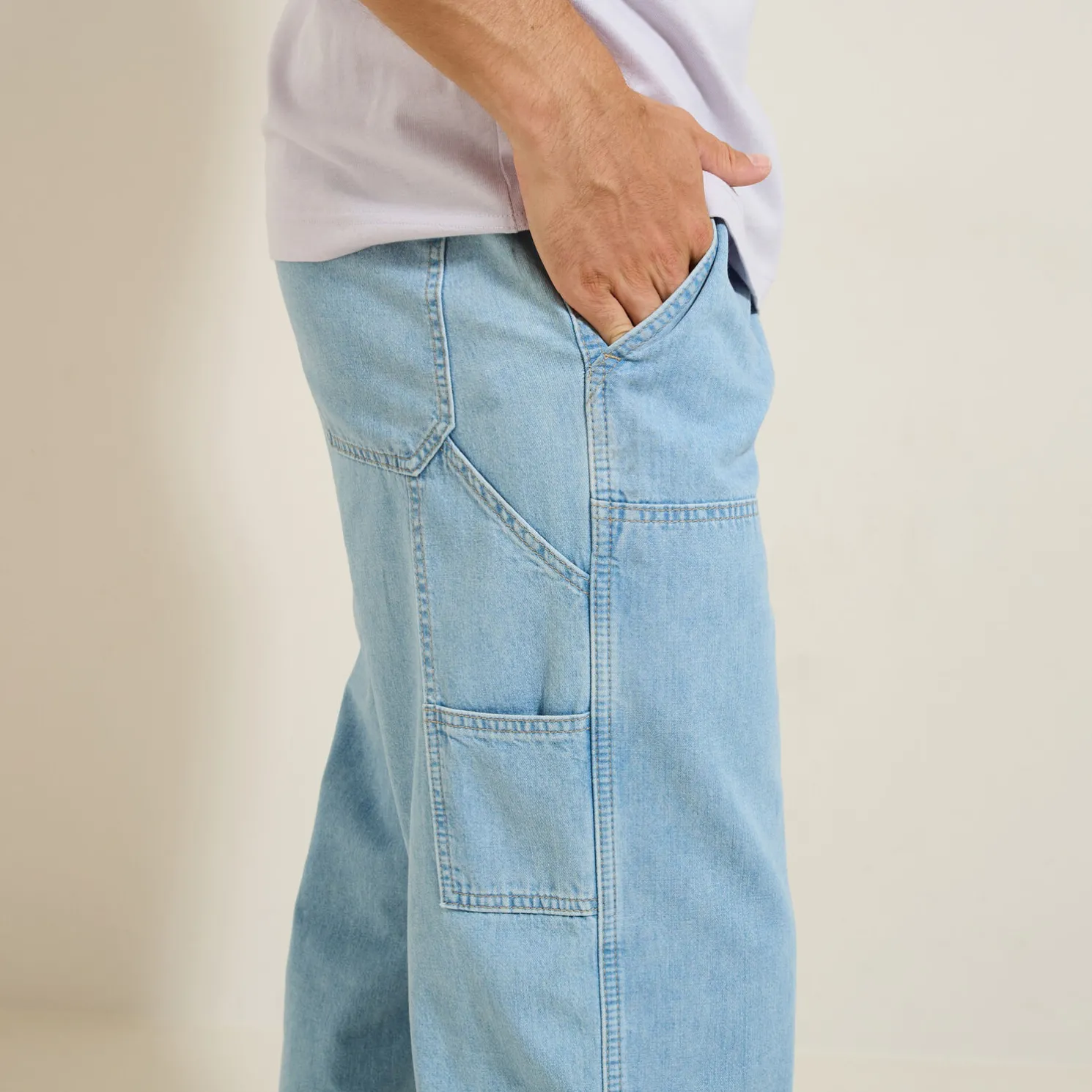 Jeans met cut-out details