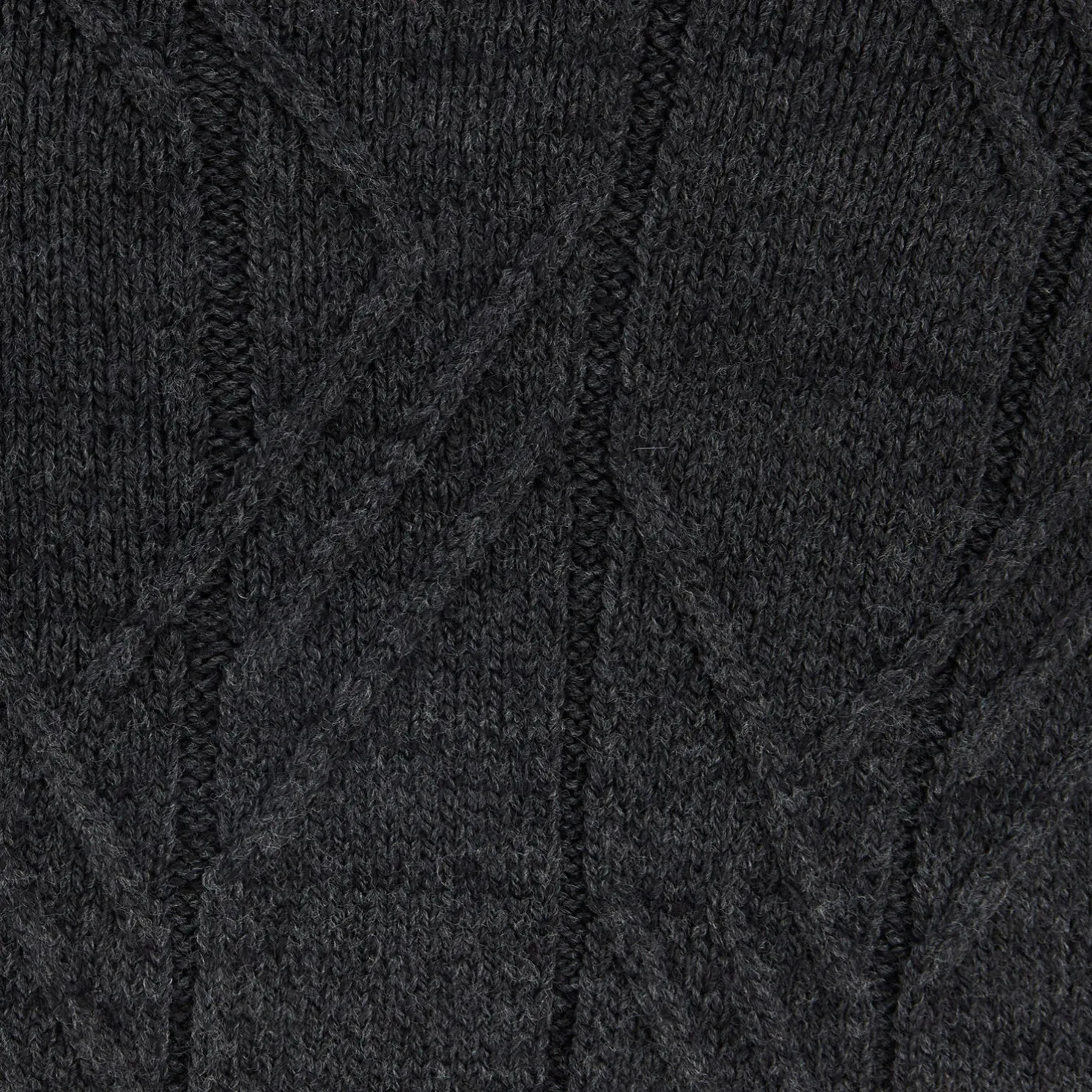 Kabeltrui met schoorsteenkraag