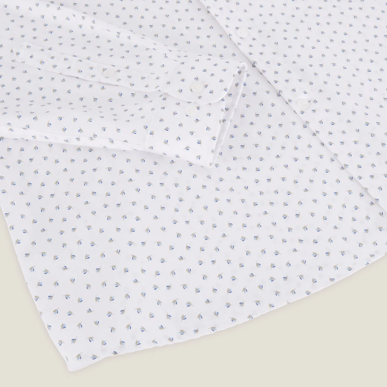 Katoenen hemd met geometrische print