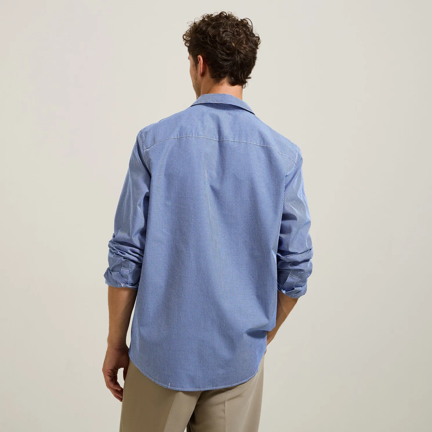 Katoenen hemd met ruitjes