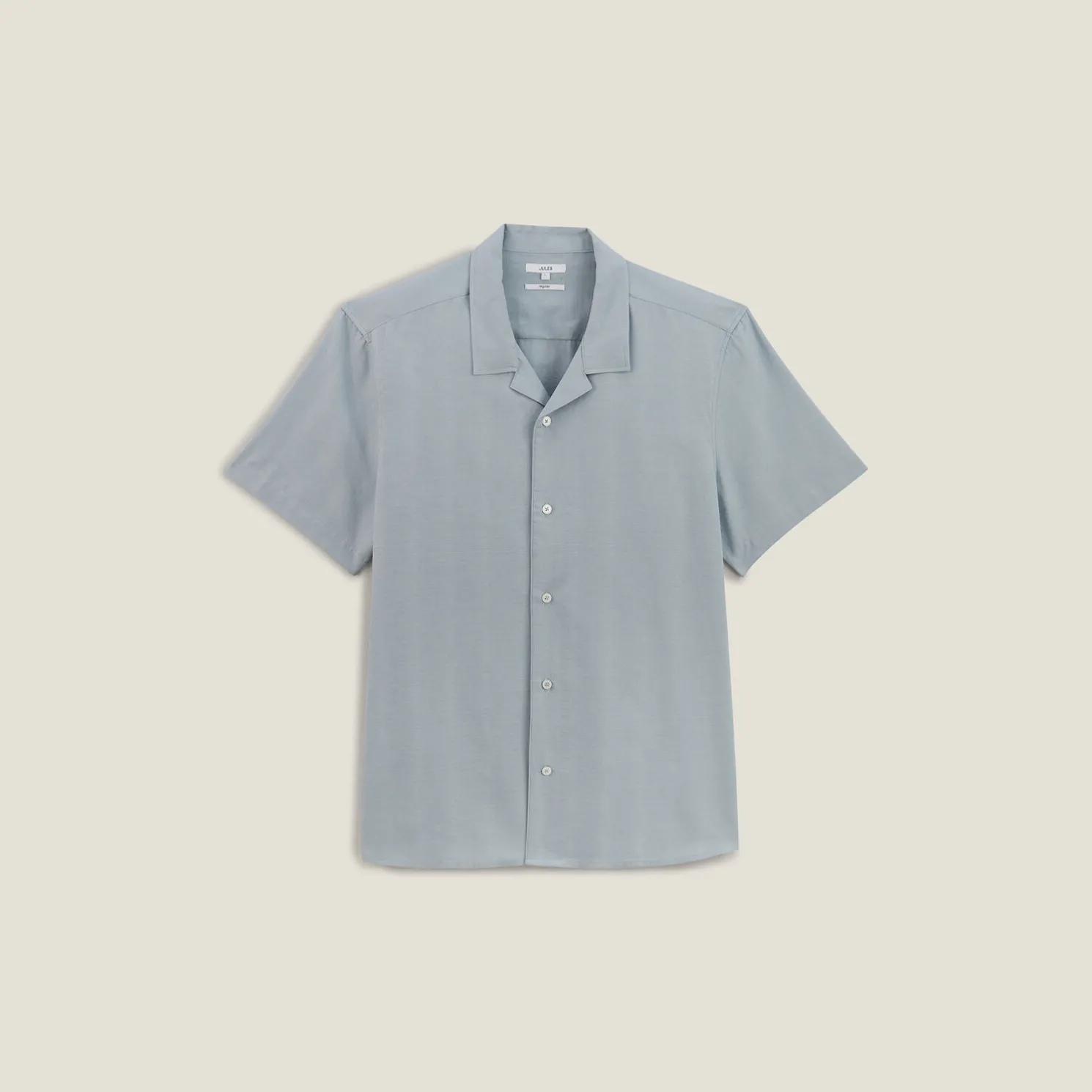 Katoenen hemdje in textuurstof