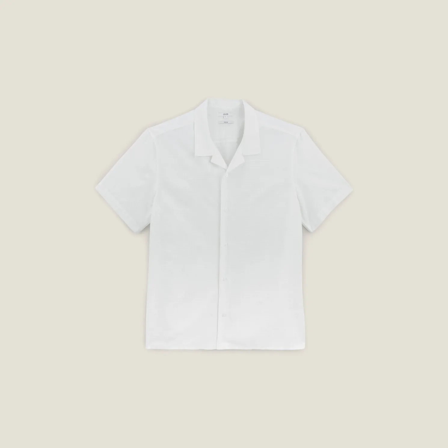 Katoenen hemdje in textuurstof