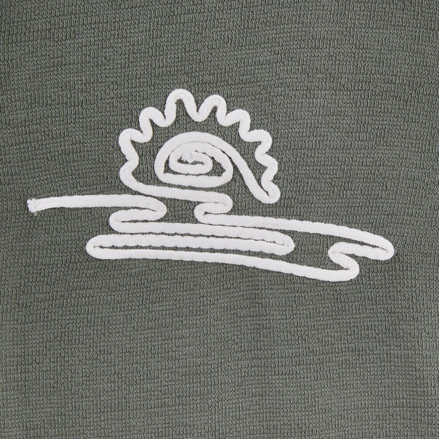 Katoenen hemdje met koordborduursel