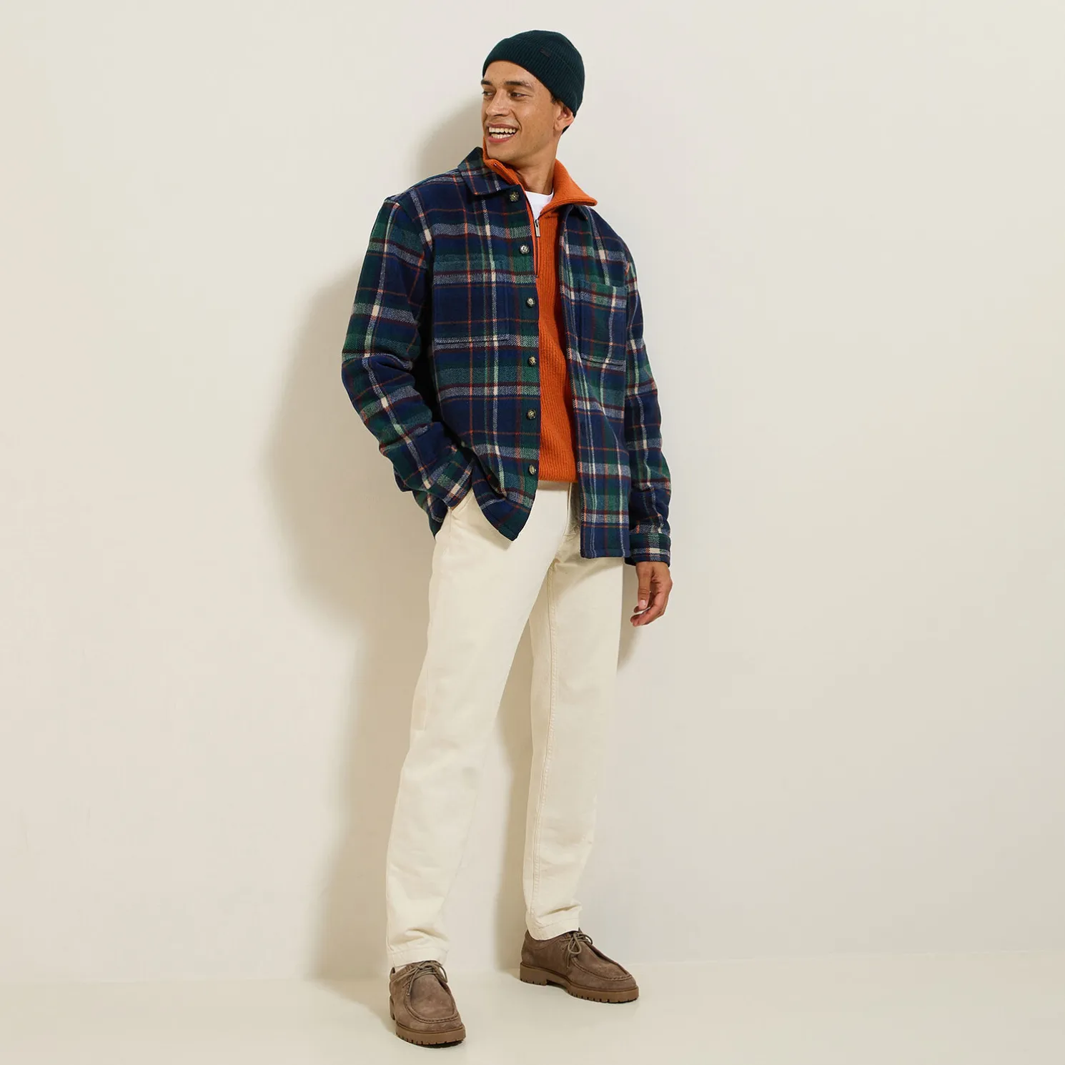 Katoenen overhemd met ruitjes