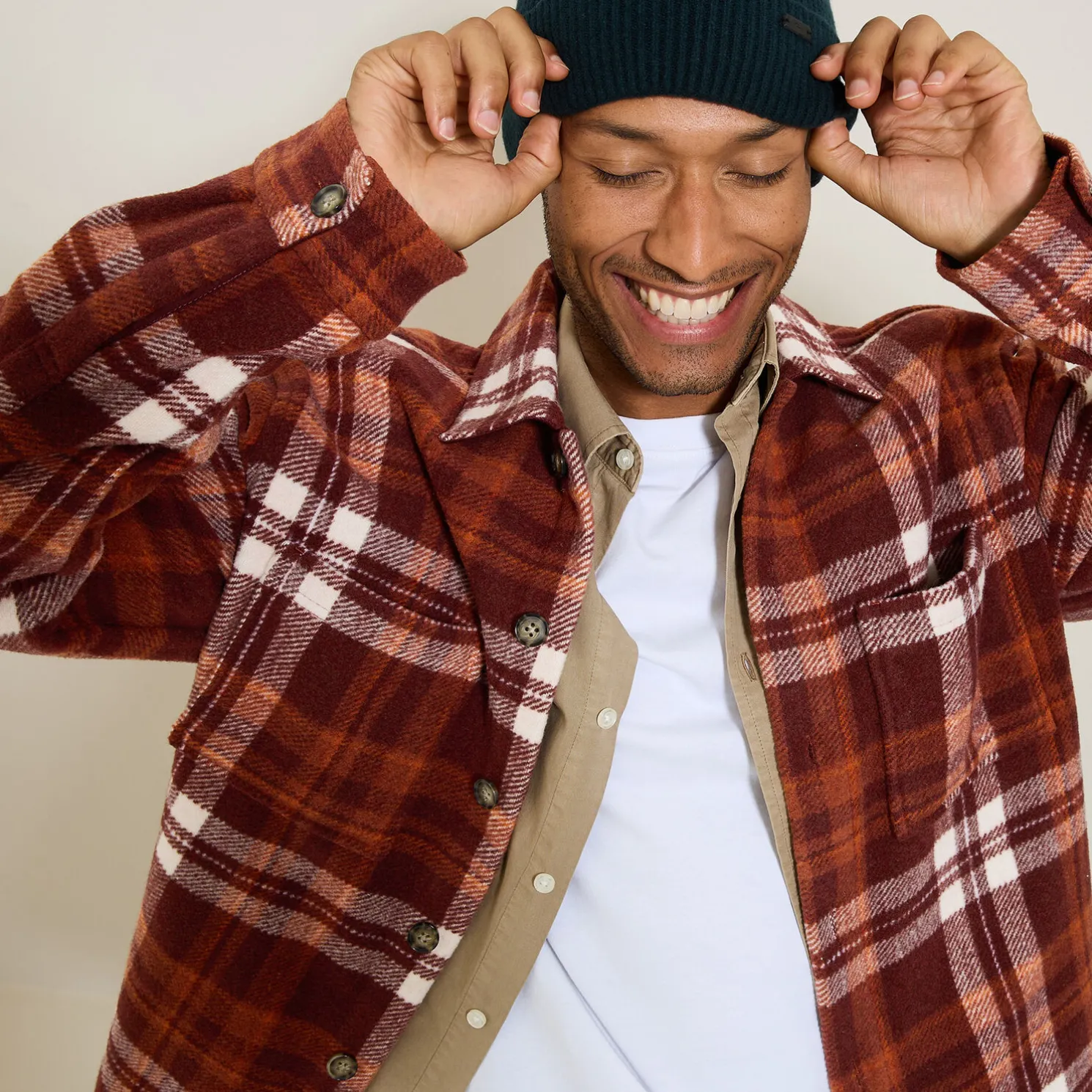 Katoenen overhemd met ruitjes