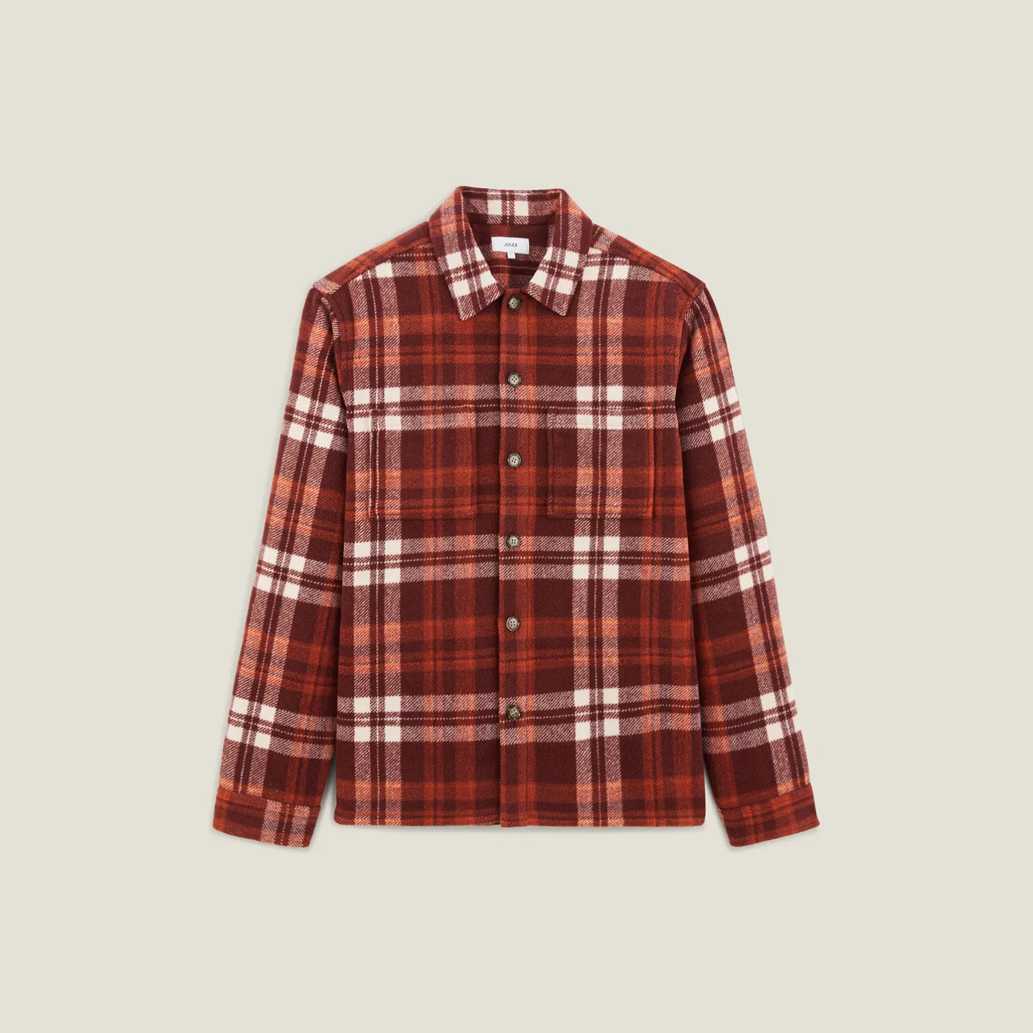 Katoenen overhemd met ruitjes