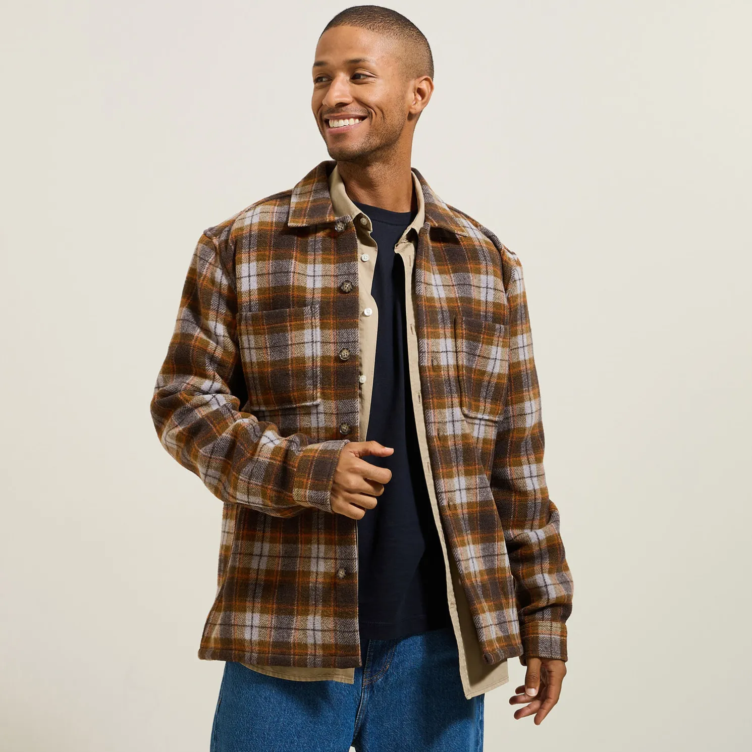 Katoenen overhemd met ruitjes