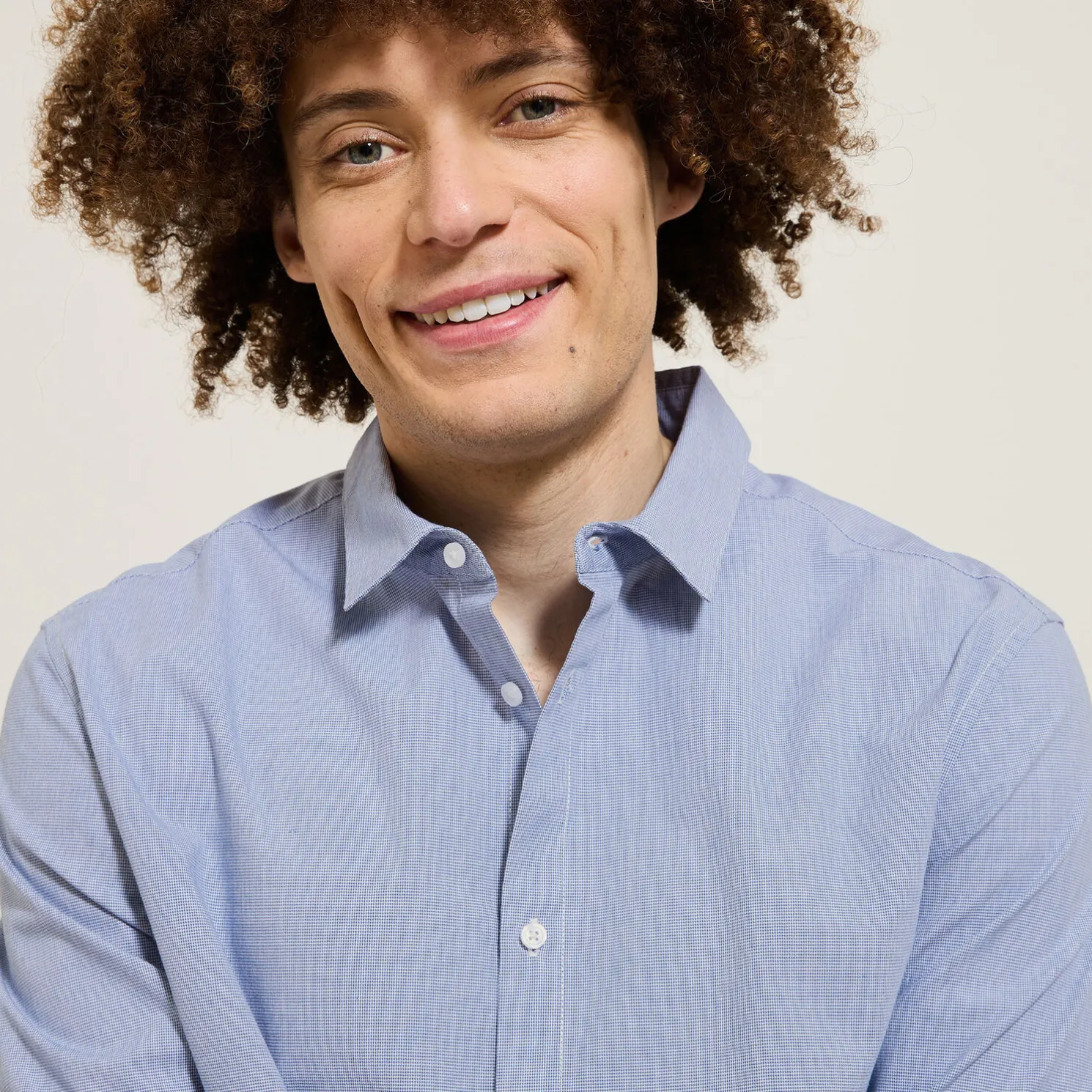 Katoenen overhemd met ruitjes