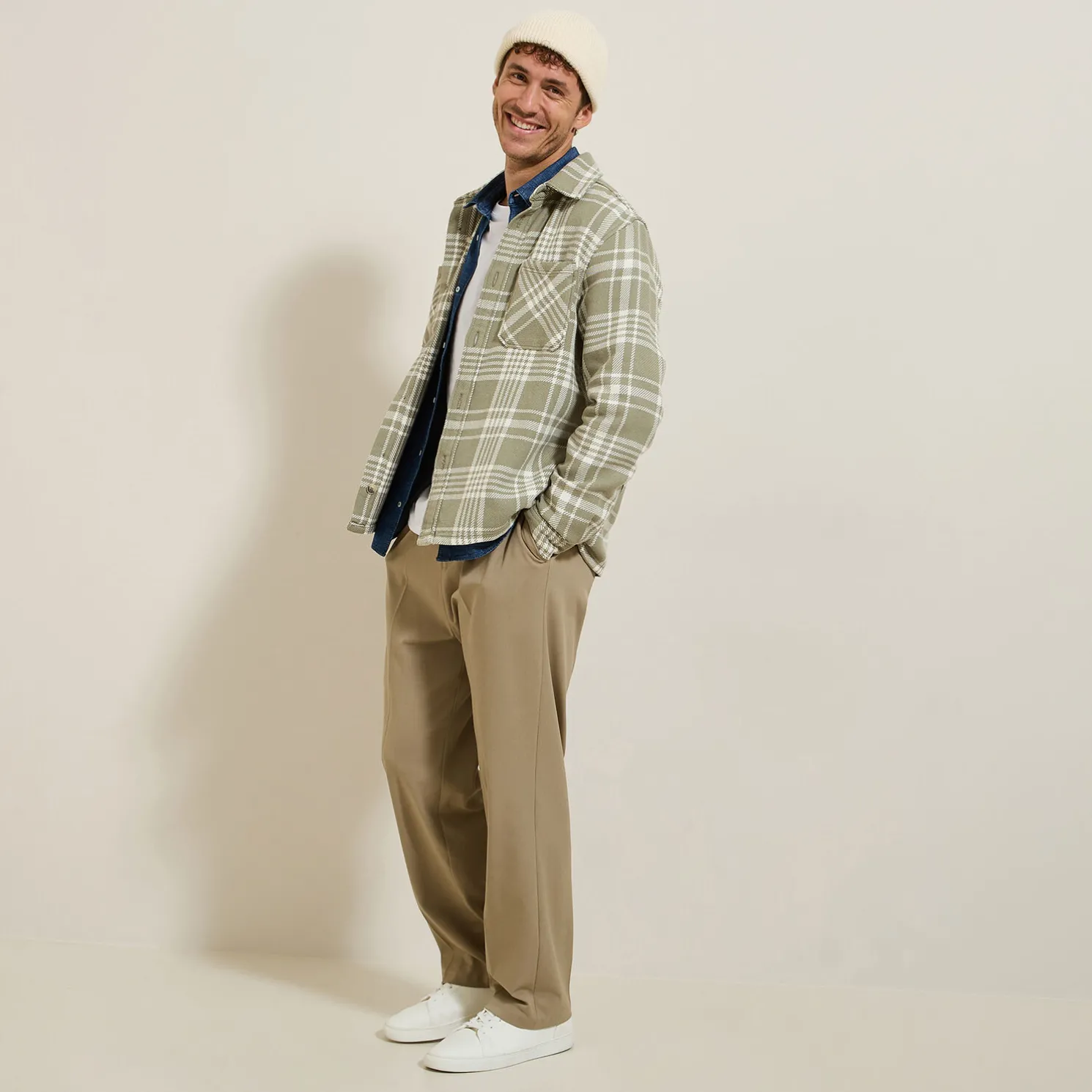 Katoenen overhemd met ruitjes