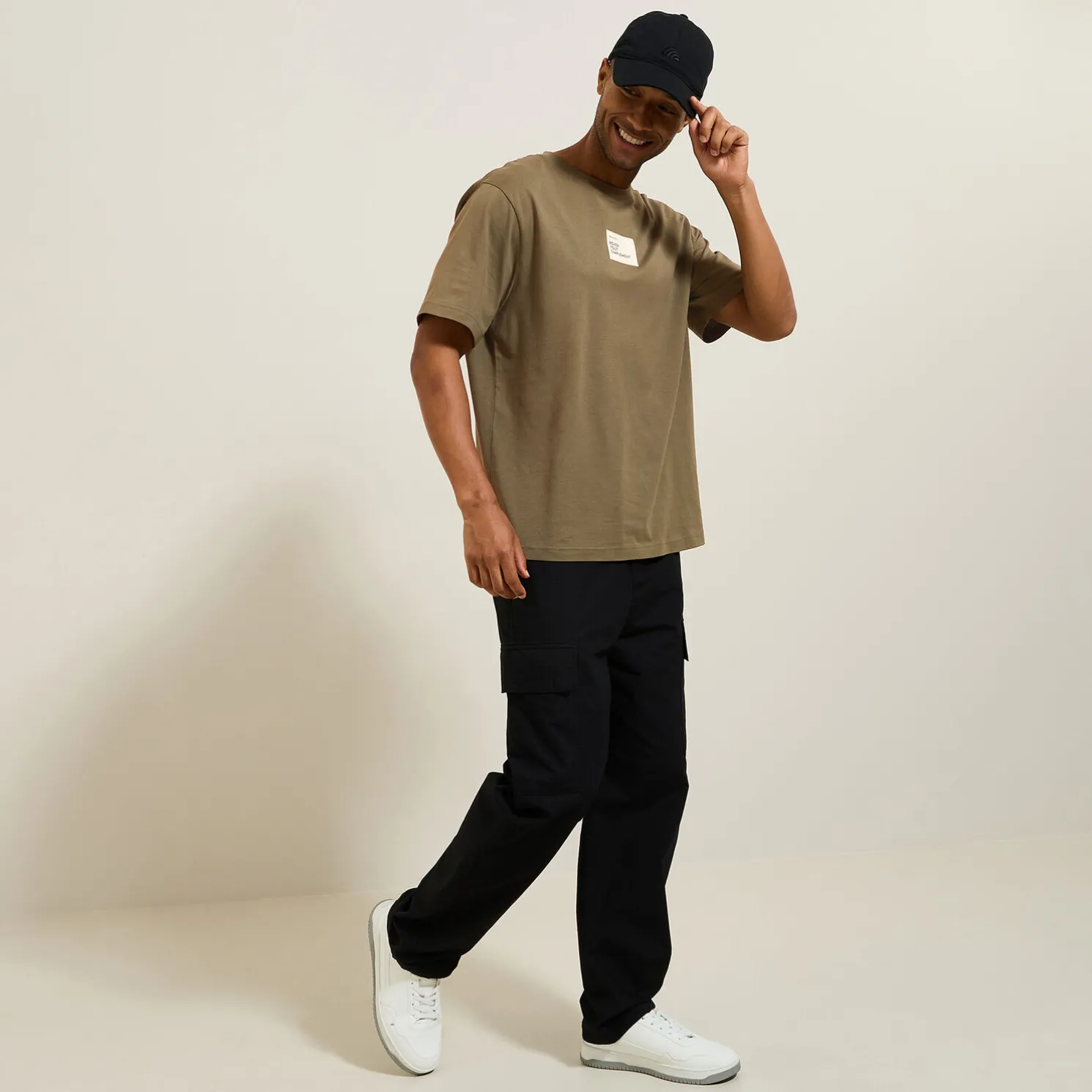 Kerst-T-shirt met ronde hals