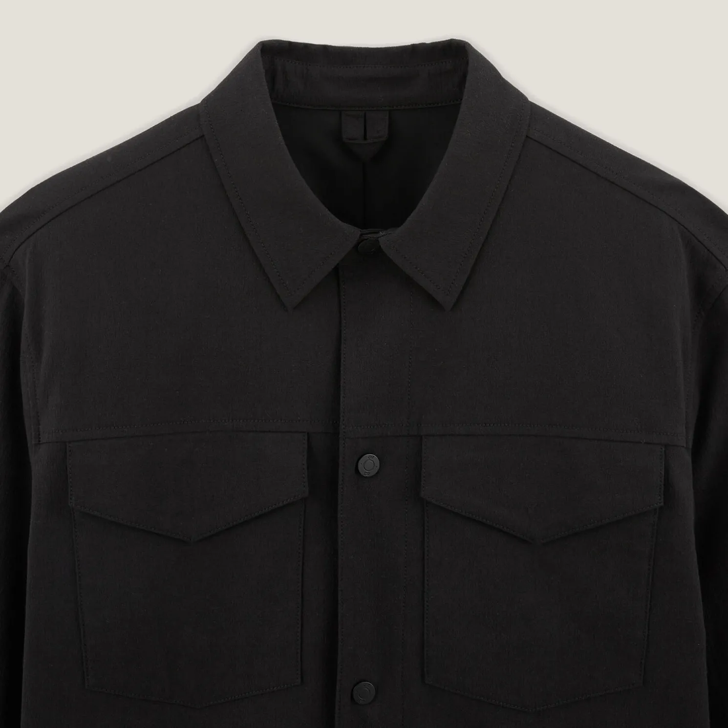 Kort jack met hemdskraag