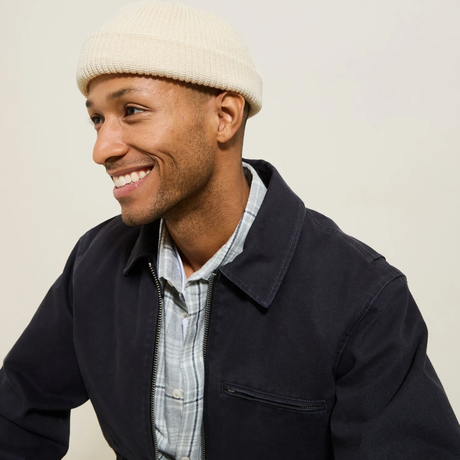 Korte muts in tricot