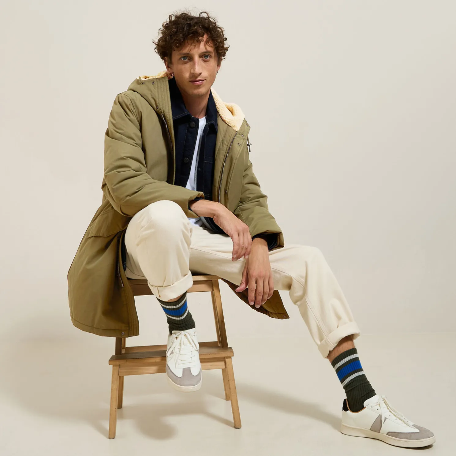 Lange waterafstotende Parka