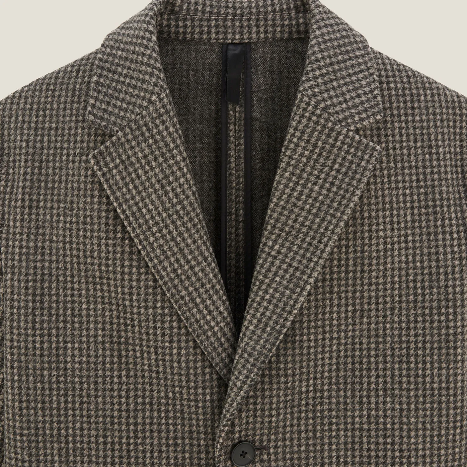 Lange wintermantel met reverskraag