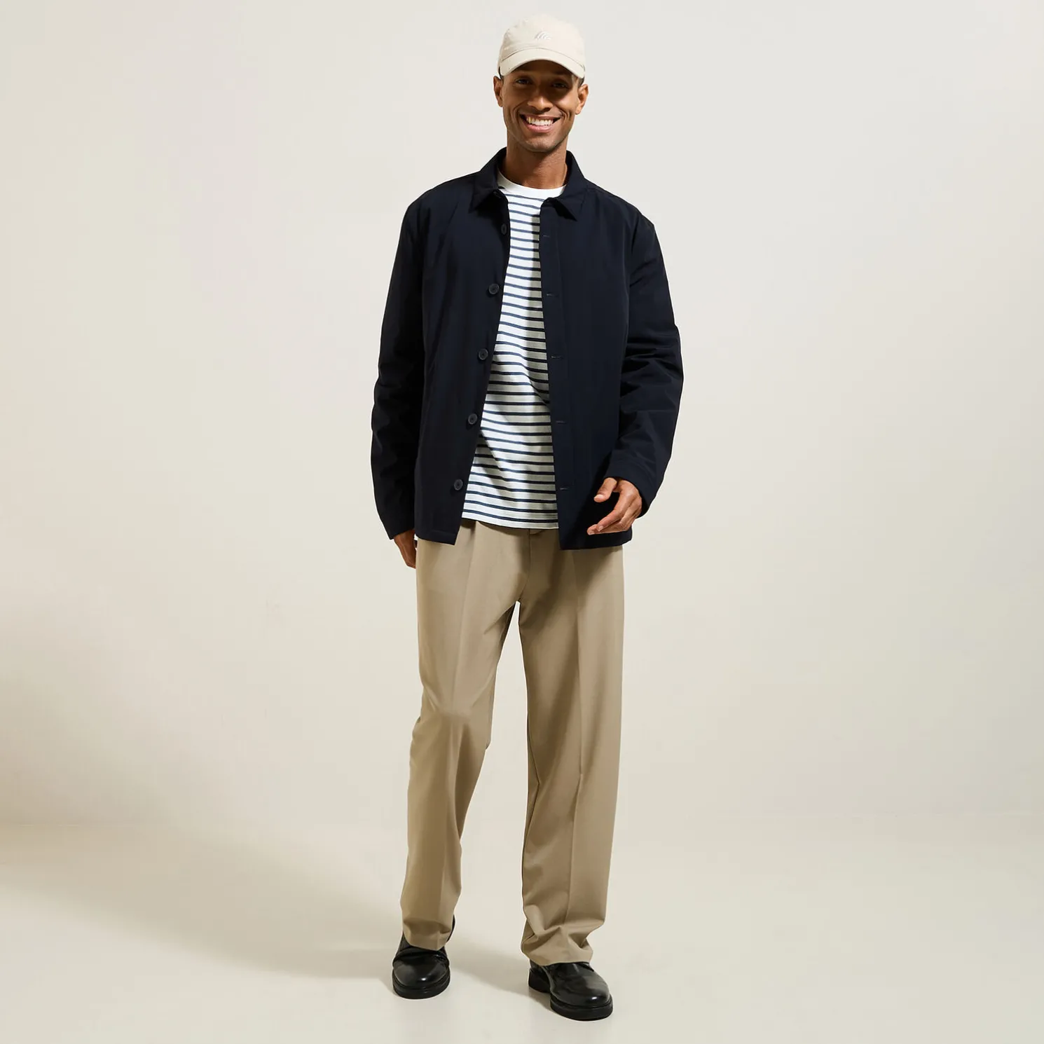 Licht overhemd met vulling