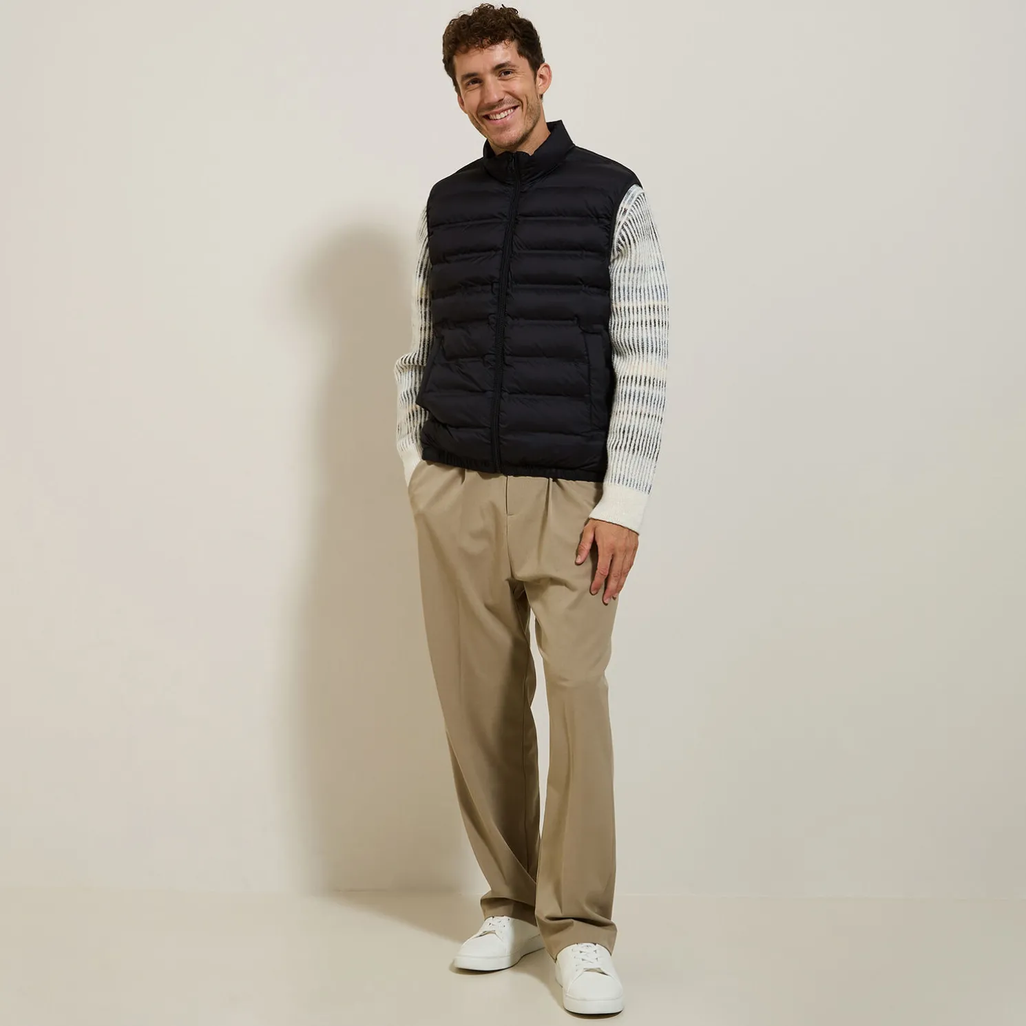 Lichte bodywarmer zonder mouwen