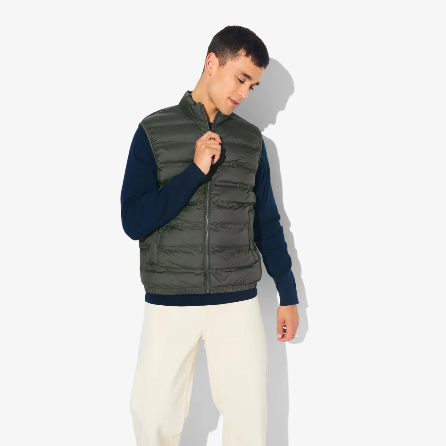 Lichte bodywarmer zonder mouwen