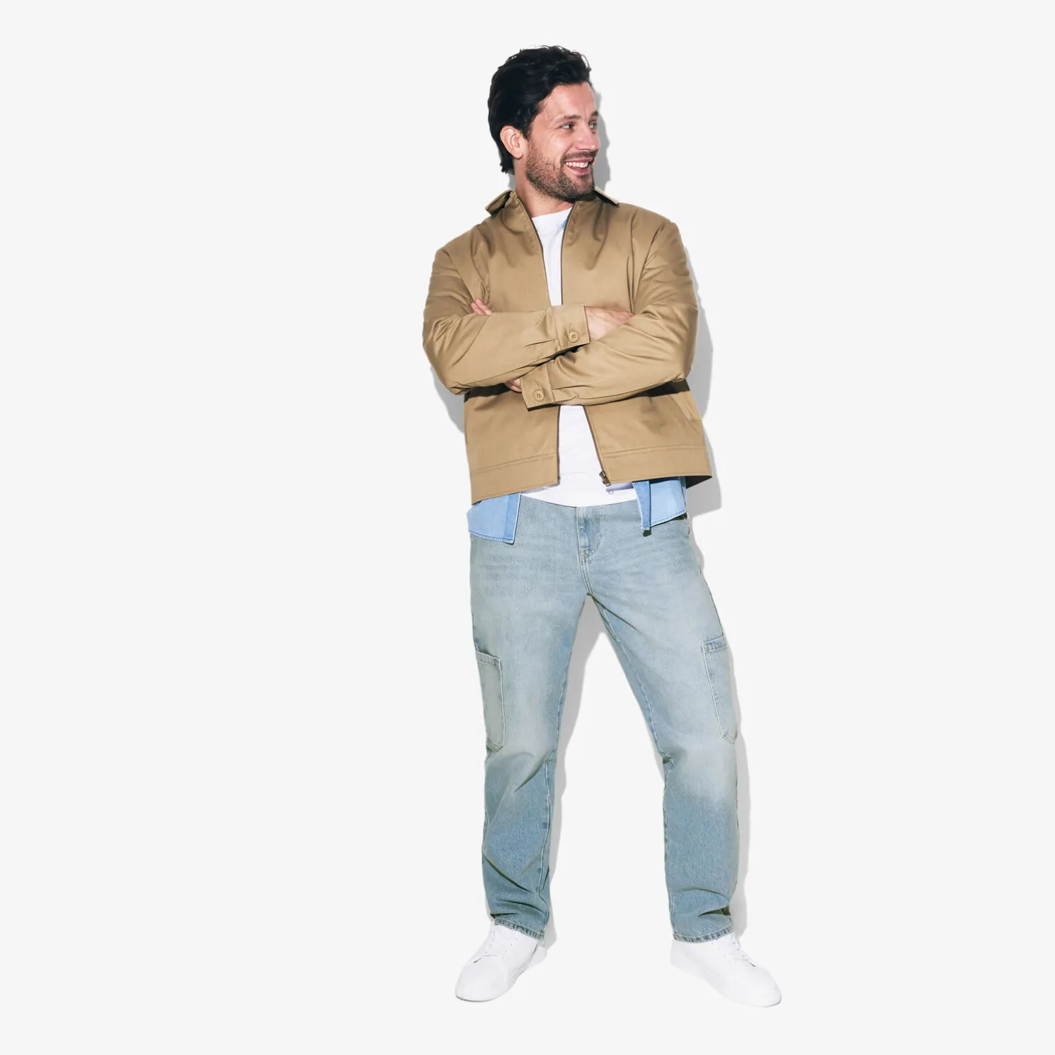 Loose fit jeans cargozakken