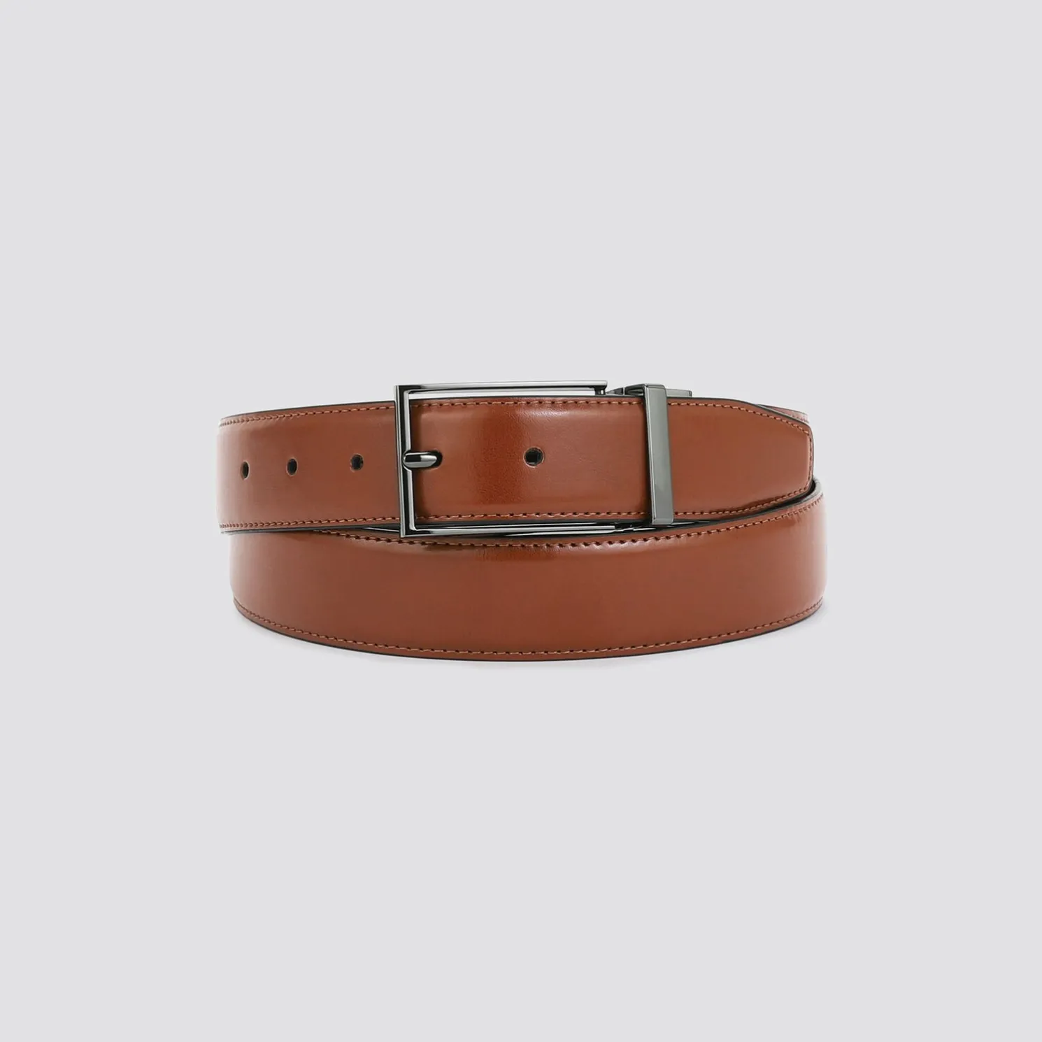 Omkeerbare riem met rolgesp