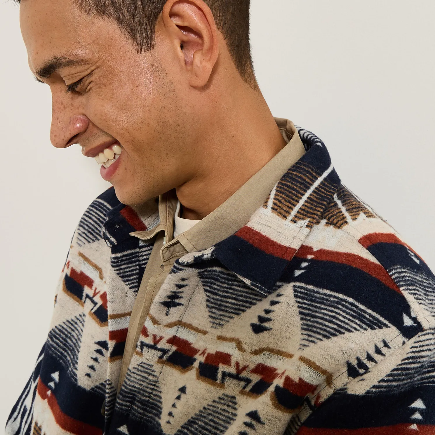 Overhemd met geometrische motieven