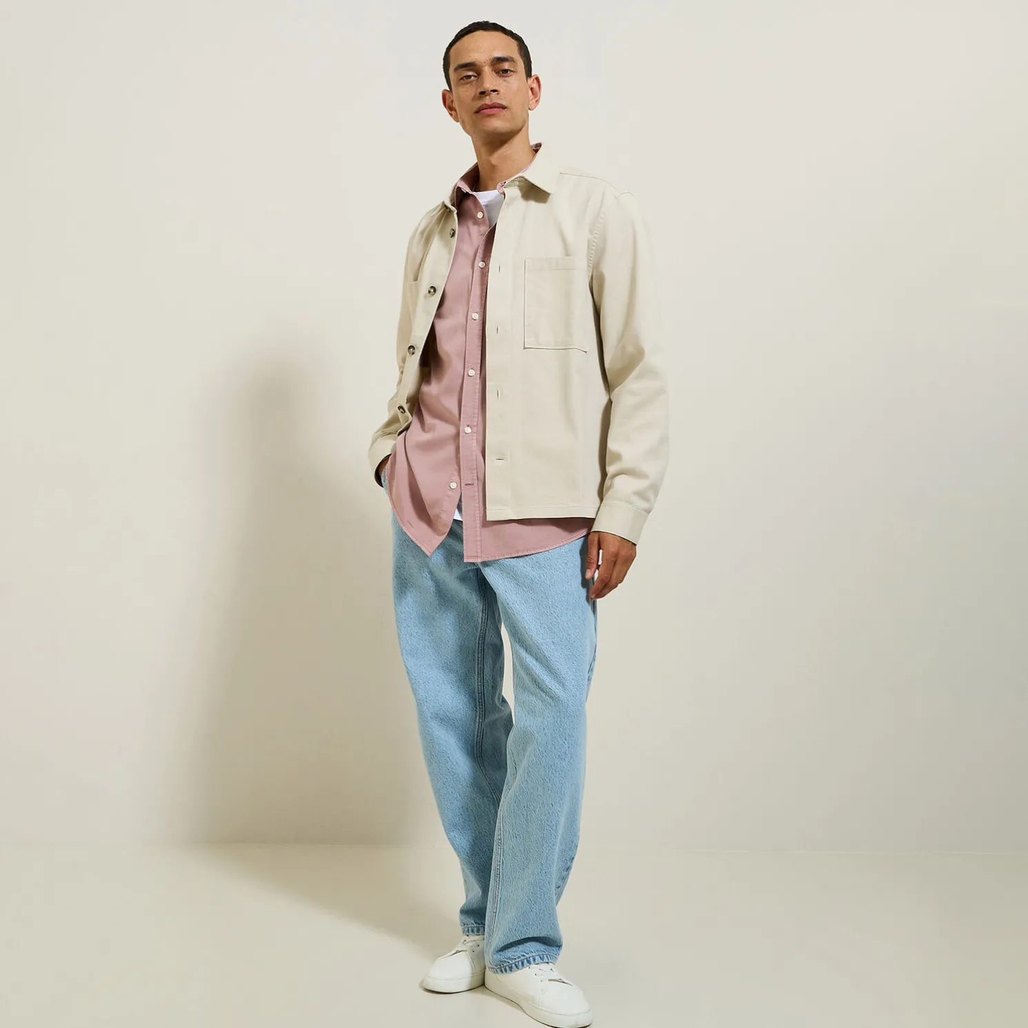 Overhemd van tencelkatoen